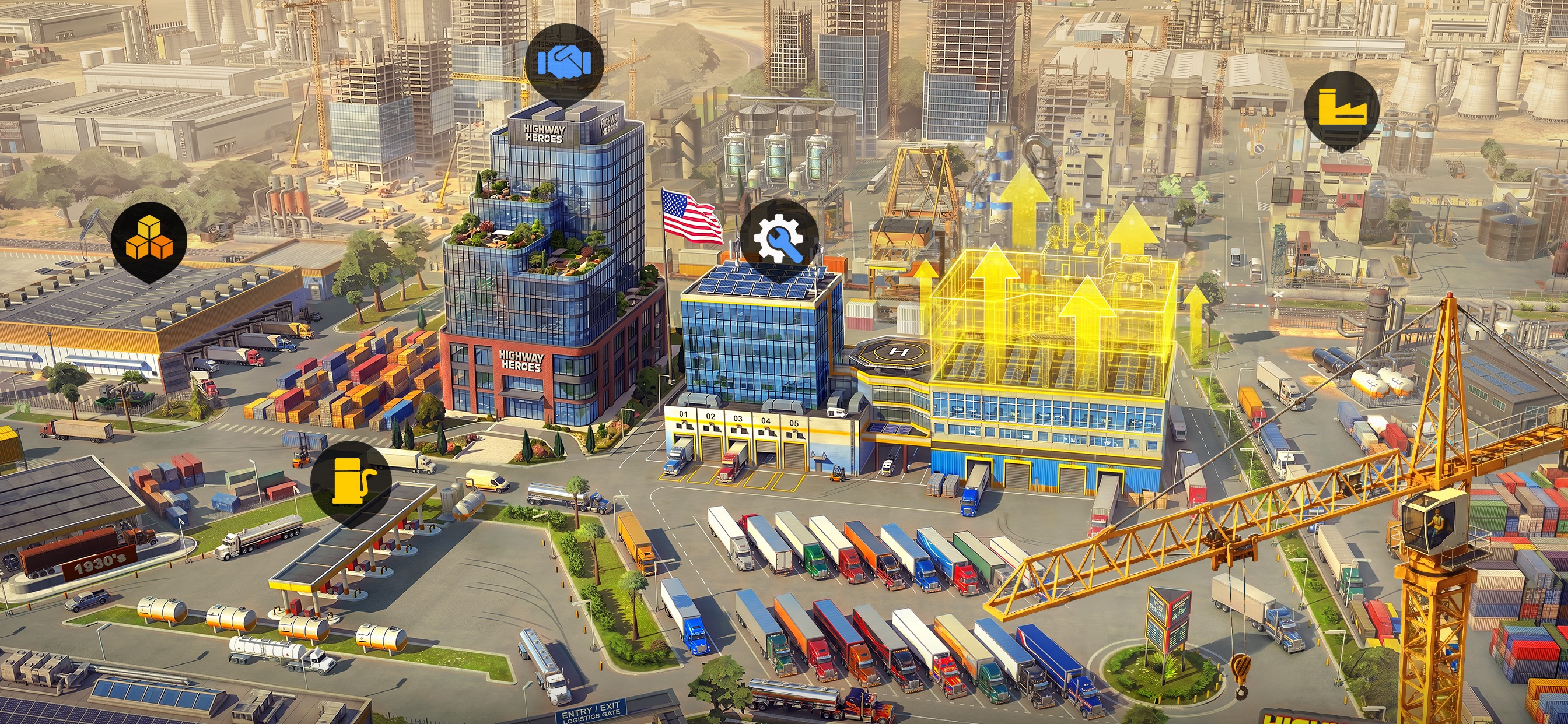 Captura de ecrã 3 da app Highway Heroes: Truck Manager