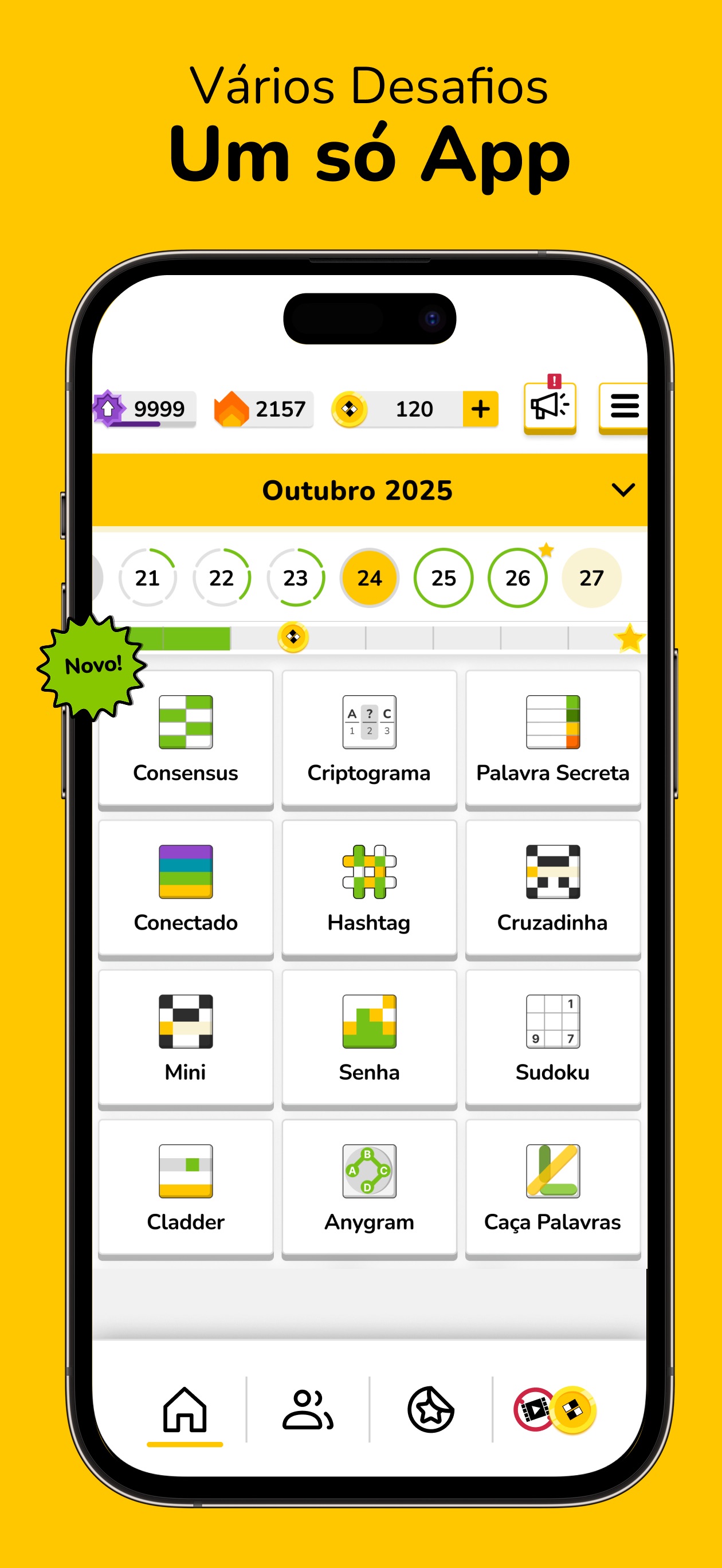 Captura de ecrã 1 da app Everyday Puzzles: Mini Games