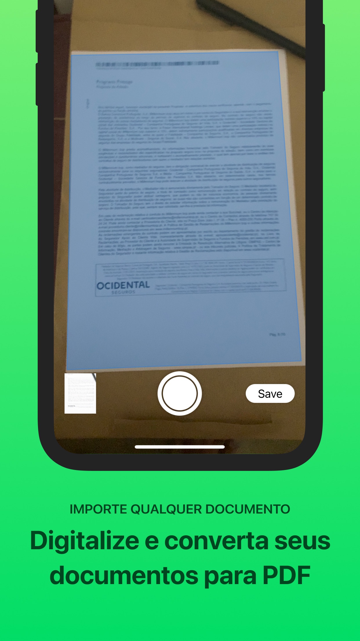 Captura de ecrã 1 da app Zap eSign - Assinar documentos
