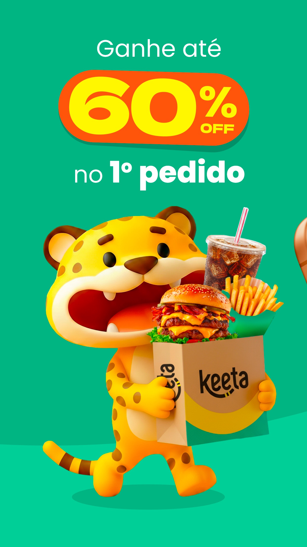 Captura de ecrã 1 da app Keeta - Delivery de comida