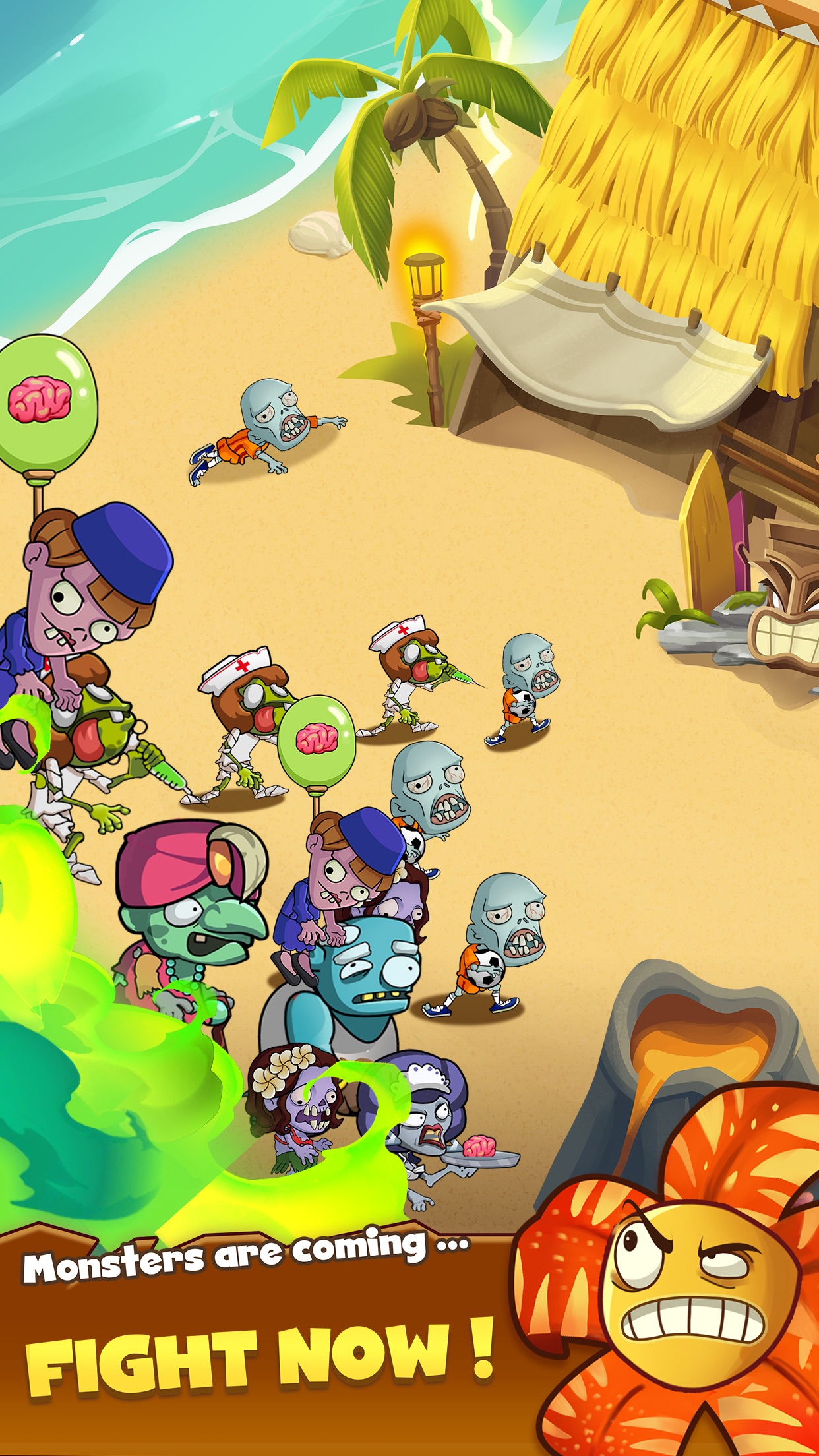 Captura de ecrã 3 da app Zombie Defense - Plants War