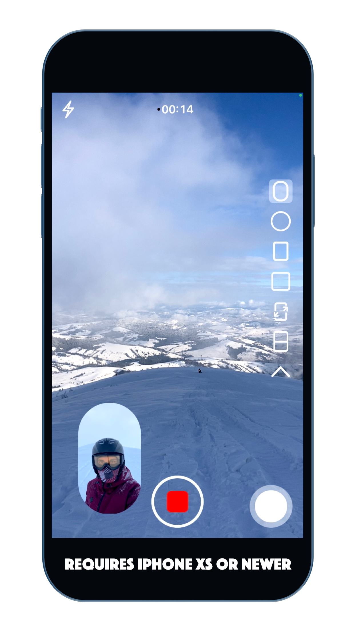 Captura de ecrã 1 da app Camera FrontBack
