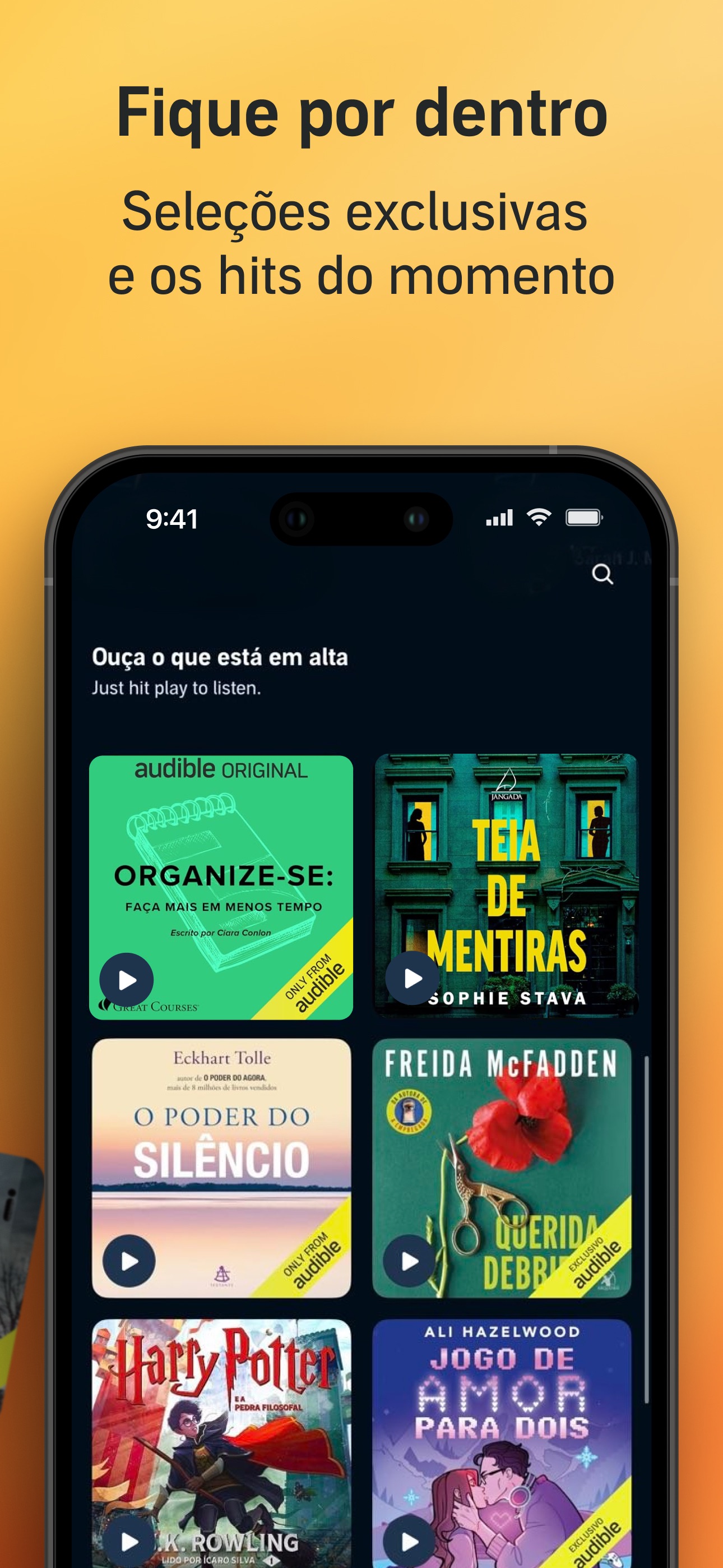 Captura de ecrã 3 da app Audible: Audiobooks & Podcasts