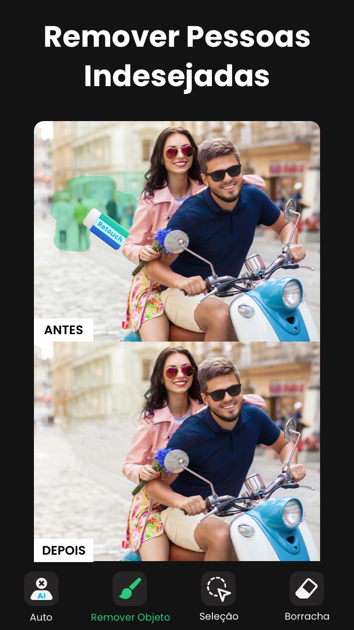 Captura de ecrã 3 da app Remover Objetos de Fotos