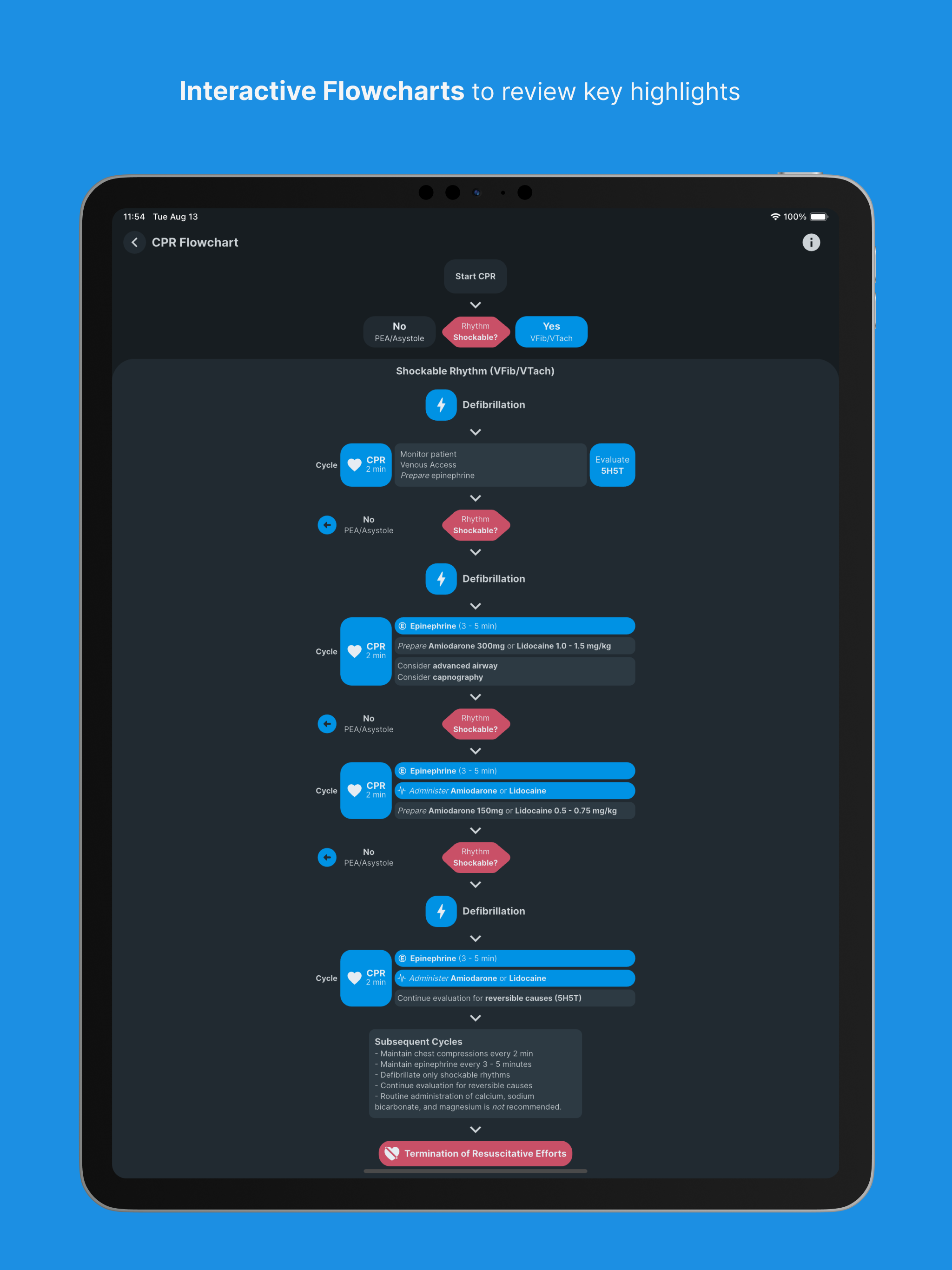 Captura de ecrã 4 da app Código Azul - RCP & ACLS