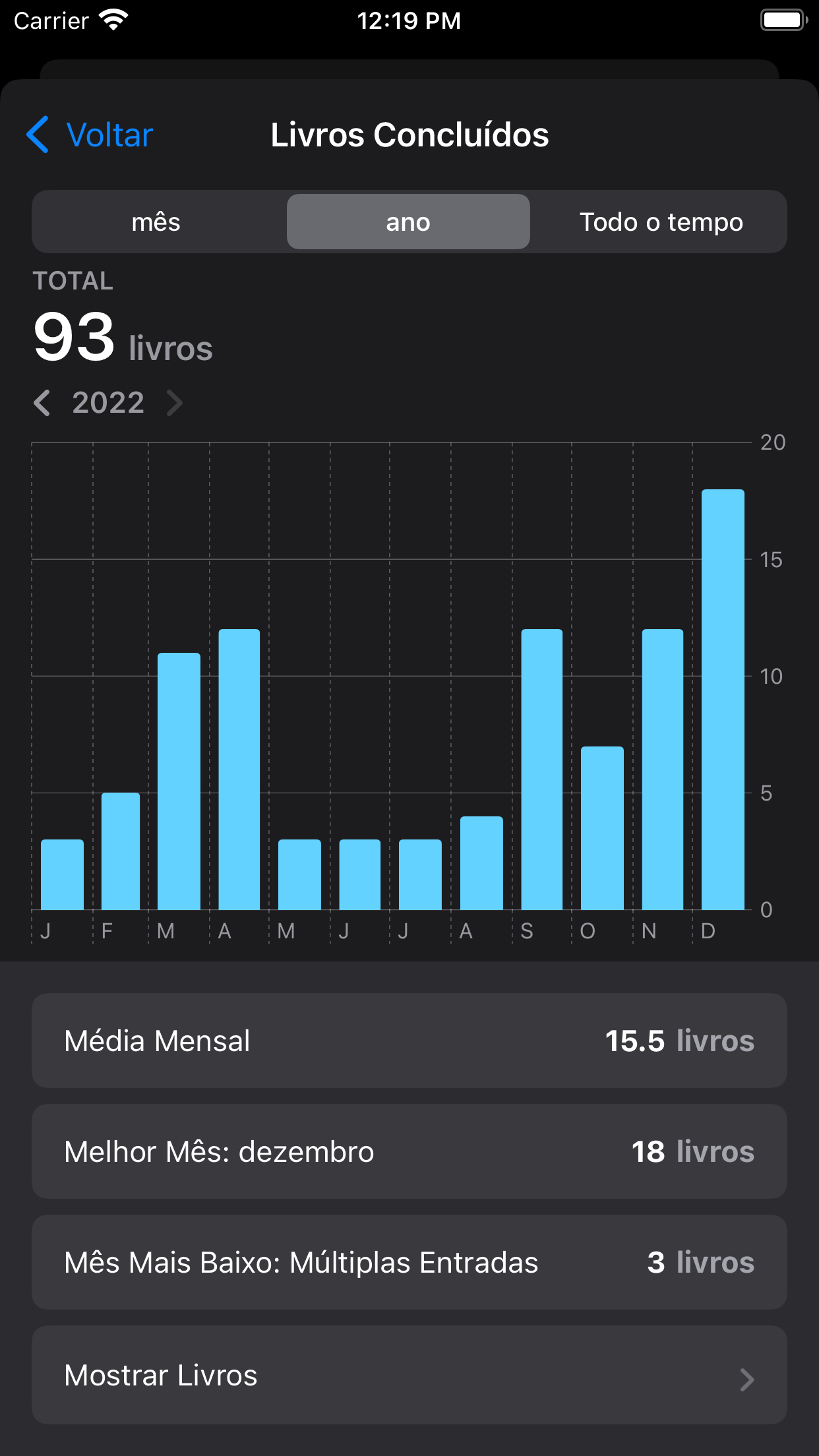Captura de ecrã 4 da app BookBuddy Pro: Lista de Livros