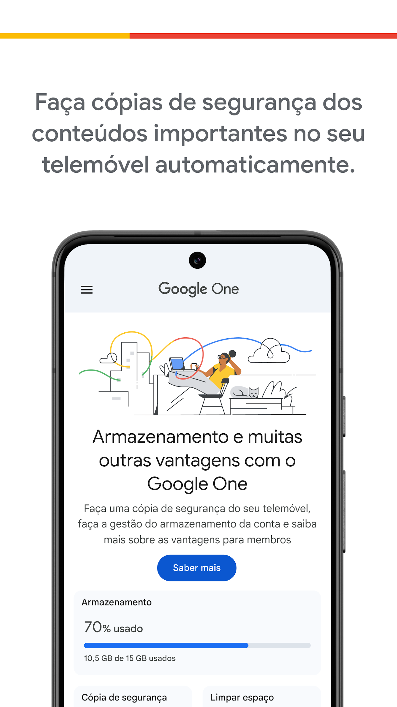 Captura de ecrã 1 da app Google One