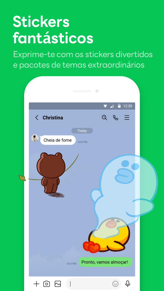 Captura de ecrã 2 da app LINE: Chamadas e Conversas