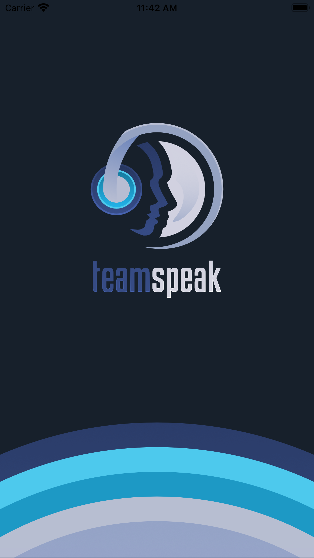 Captura de ecrã 1 da app TeamSpeak 3