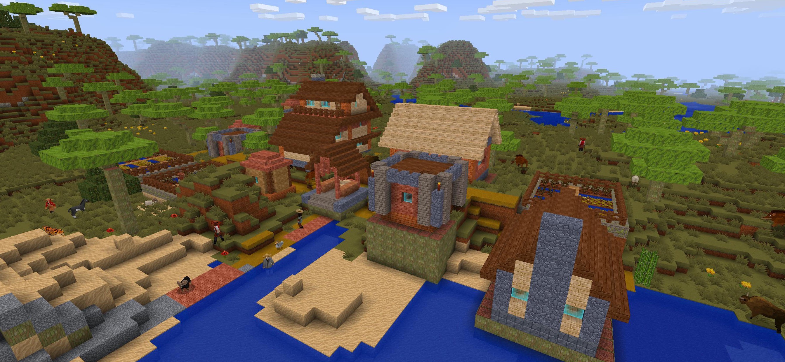 Captura de ecrã 1 da app PrimalСraft: Building Survive