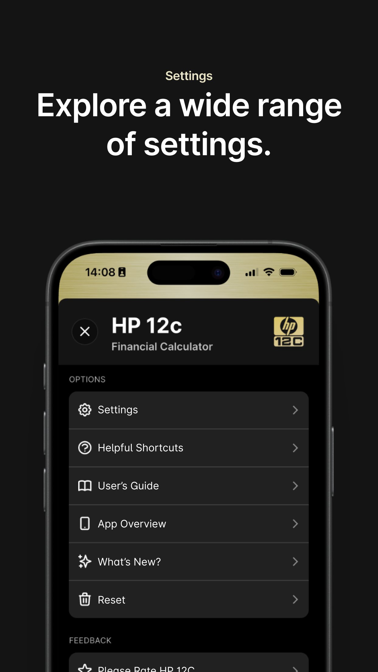 Captura de ecrã 3 da app HP 12c Financial Calculator