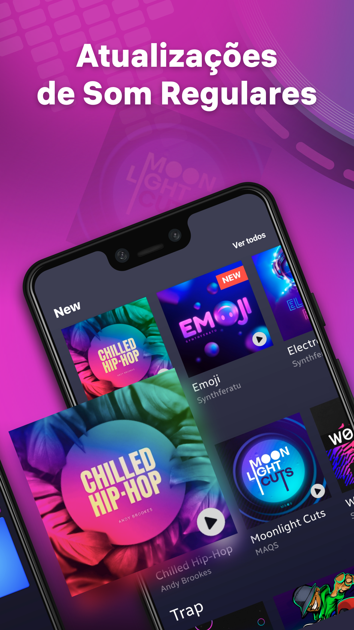 Captura de ecrã 2 da app Drum Pad Machine - crie música