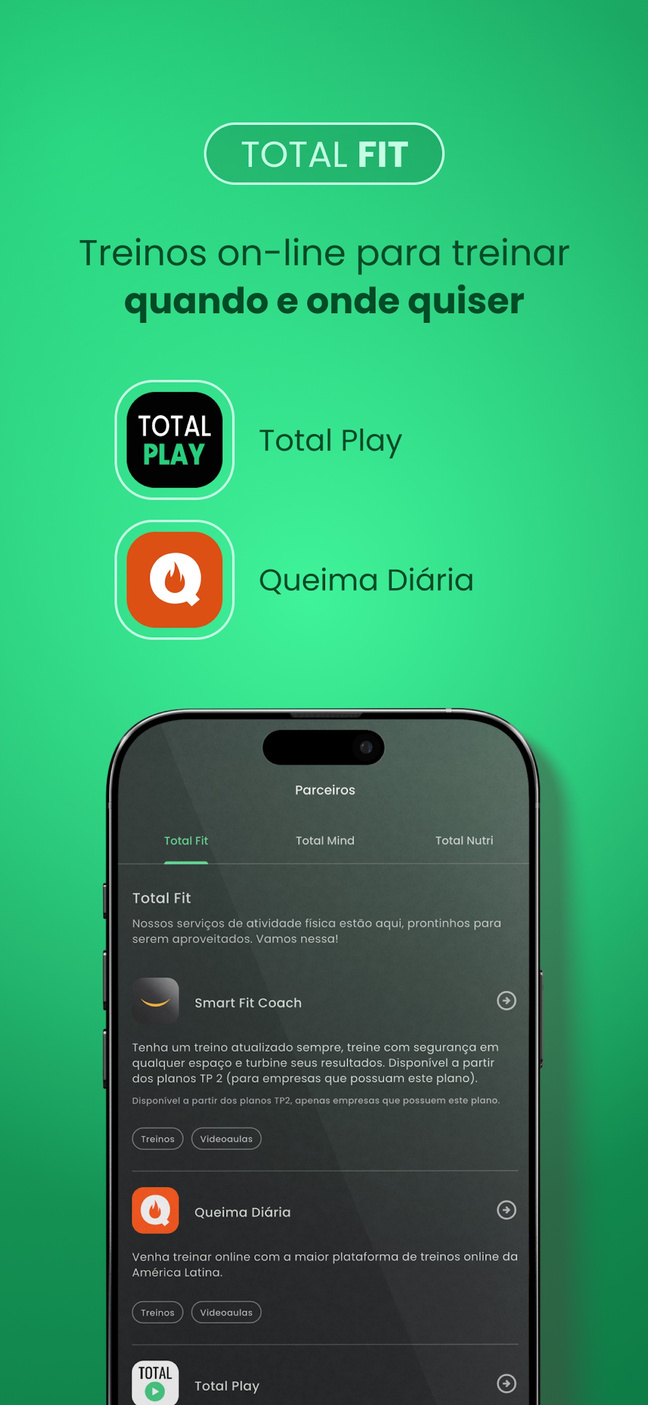 Captura de ecrã 4 da app TotalPass: fitness e bem-estar