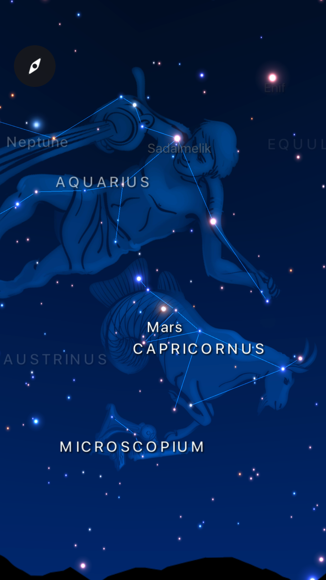 Captura de ecrã 4 da app Starlight®: Mapa do Céu