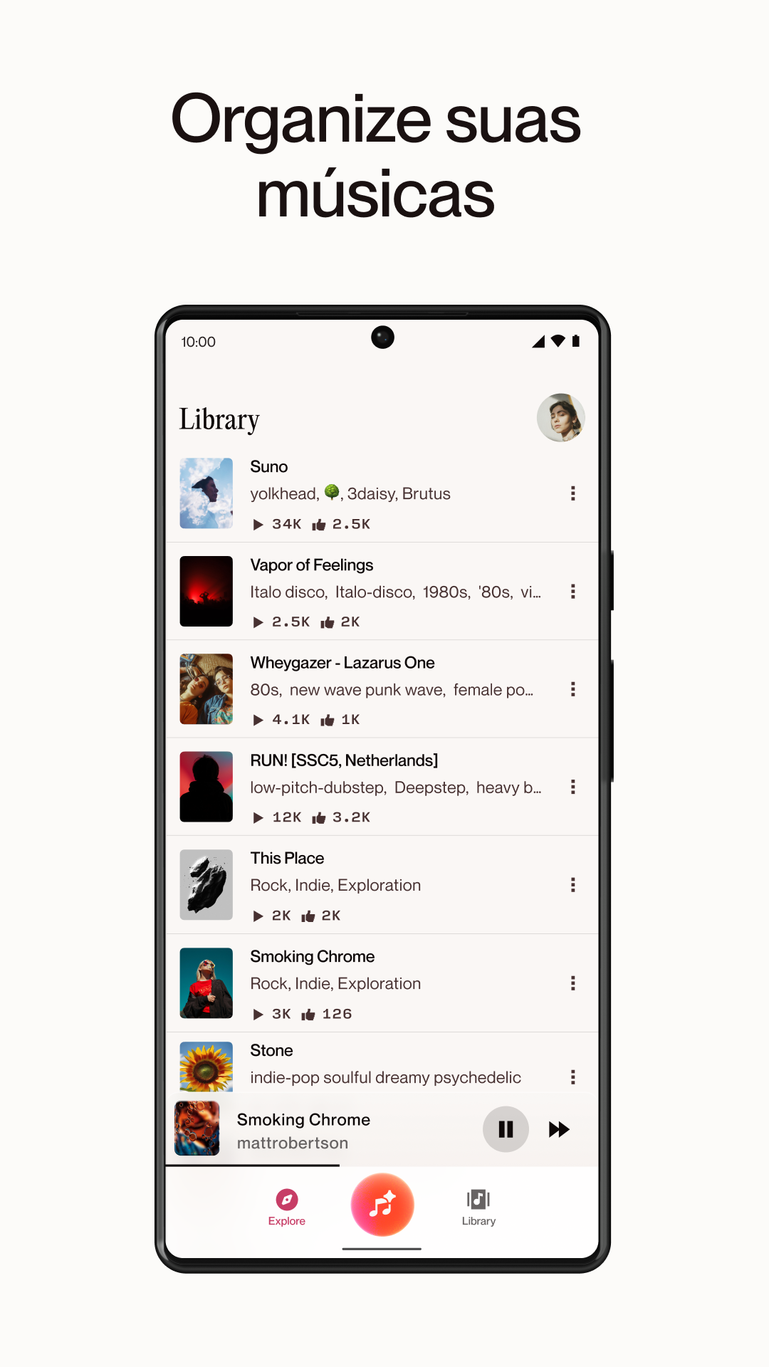 Captura de ecrã 4 da app Suno - Música com IA
