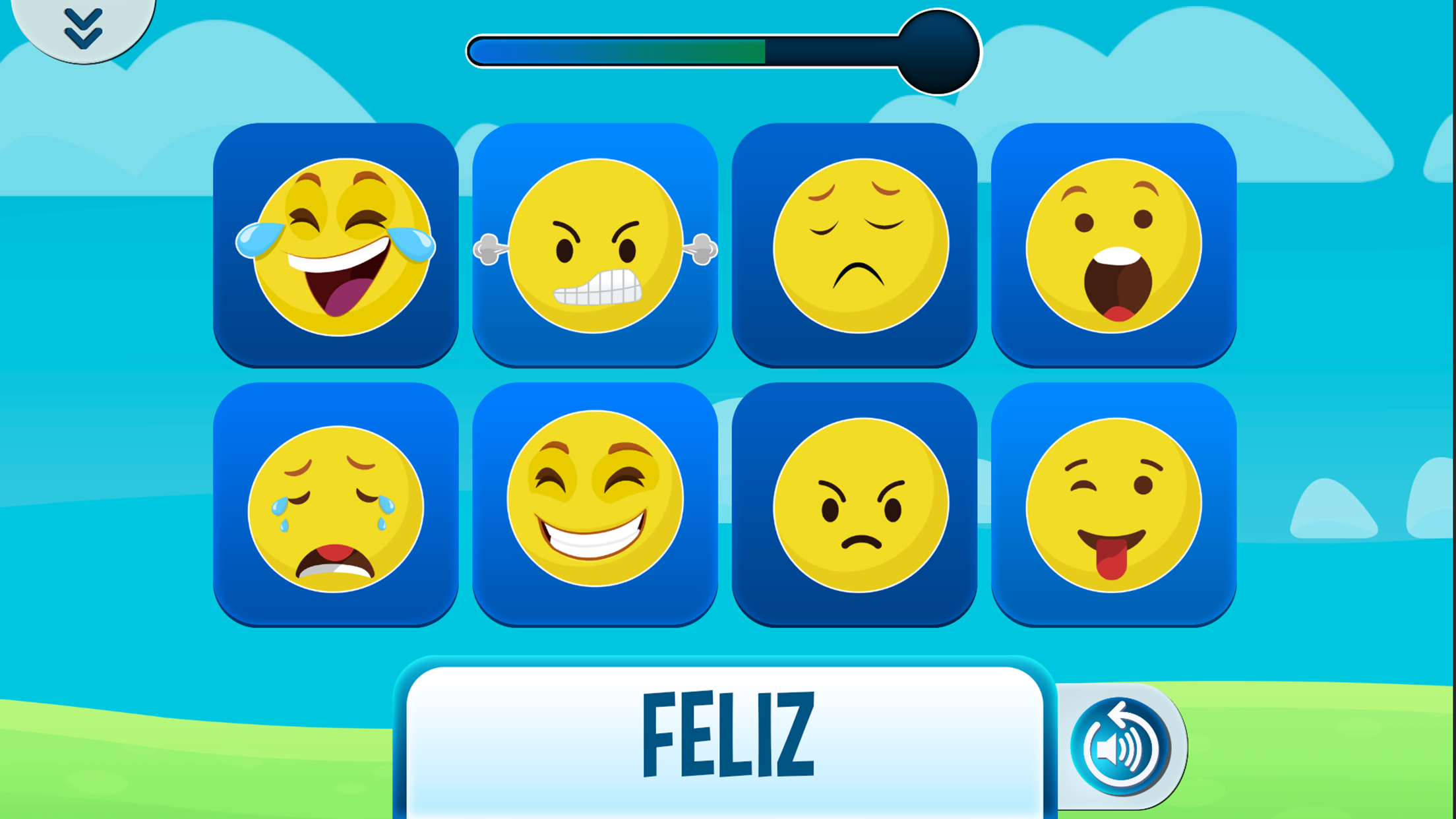 Captura de ecrã 2 da app Astrokids. Espanhol crianças