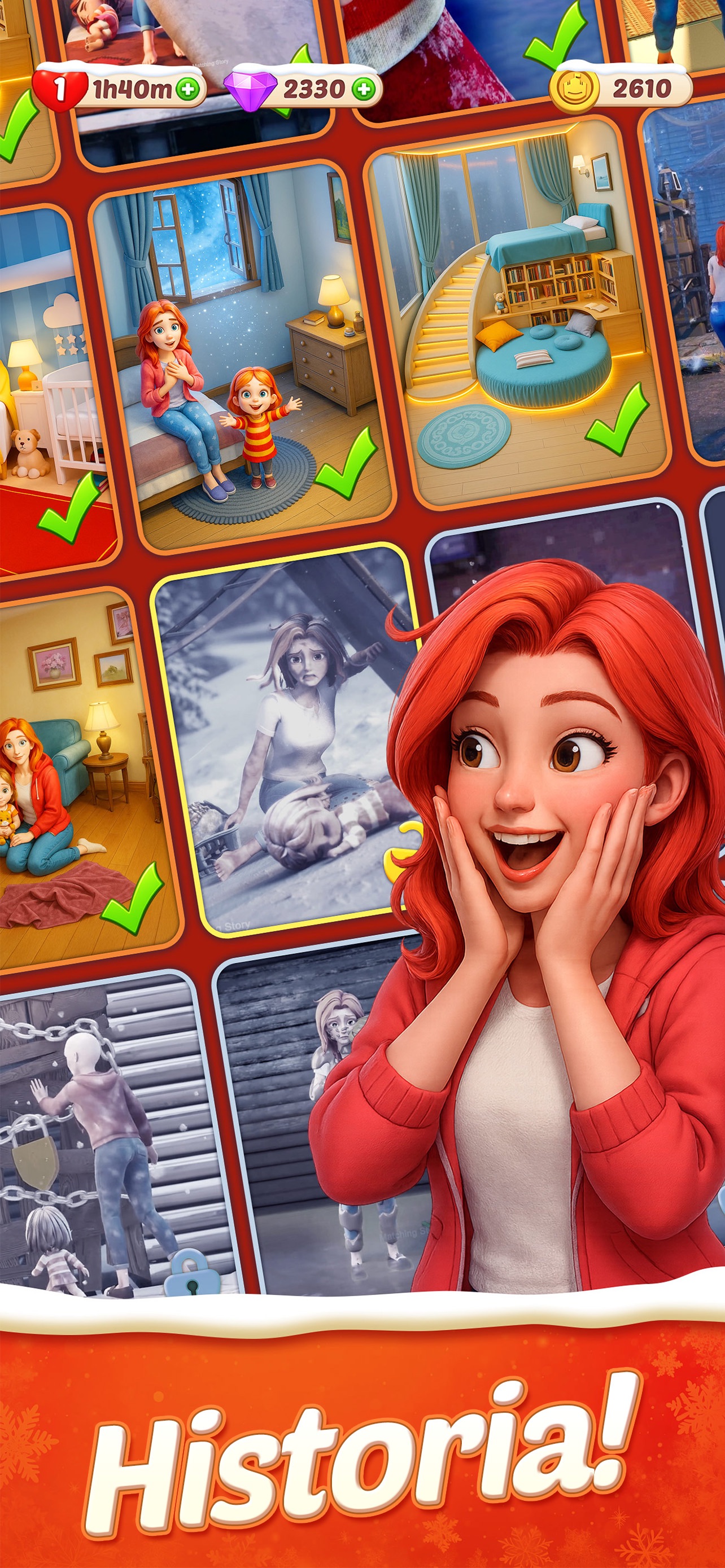 Captura de ecrã 1 da app Matching Story - Merge & Match