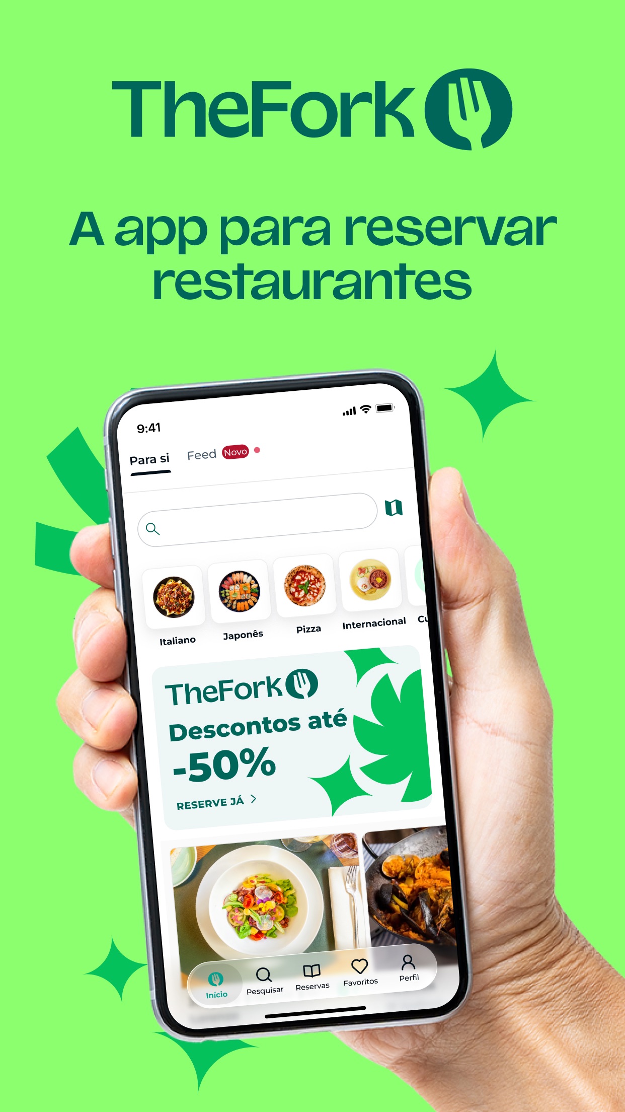 Captura de ecrã 1 da app TheFork - Restaurantes
