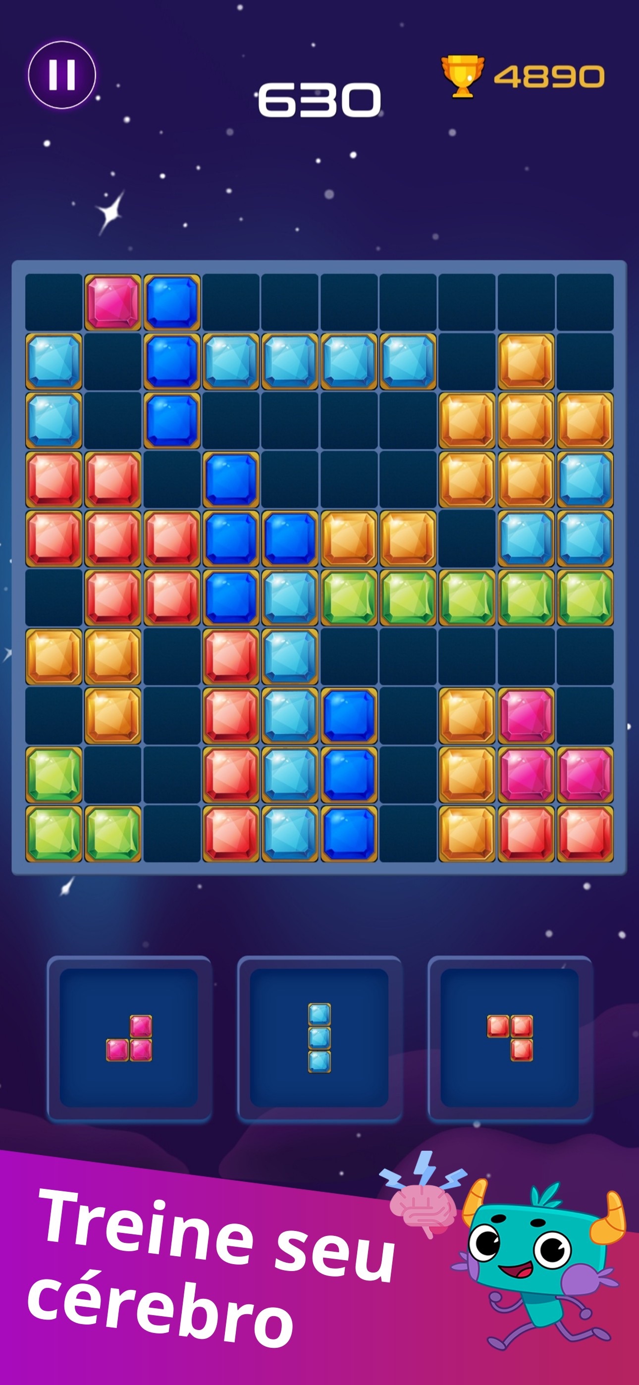 Captura de ecrã 1 da app SpaceBlok: Jogos Inteligentes