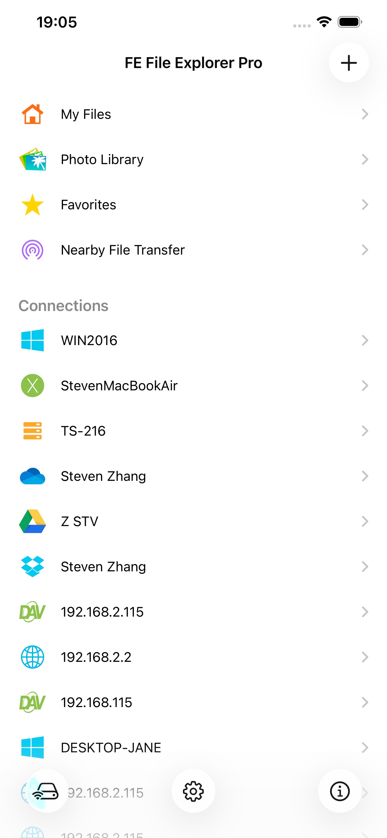 Captura de ecrã 1 da app FE File Explorer Pro