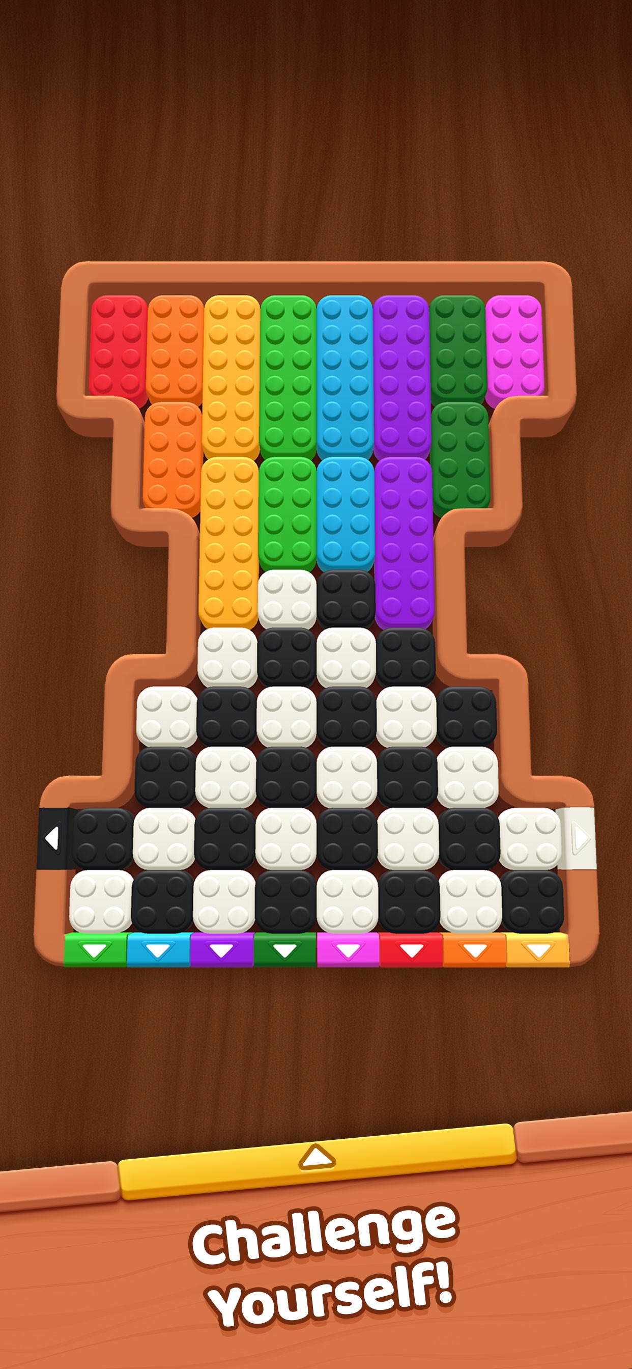 Captura de ecrã 3 da app Color Block Puzzle: 3D Jam