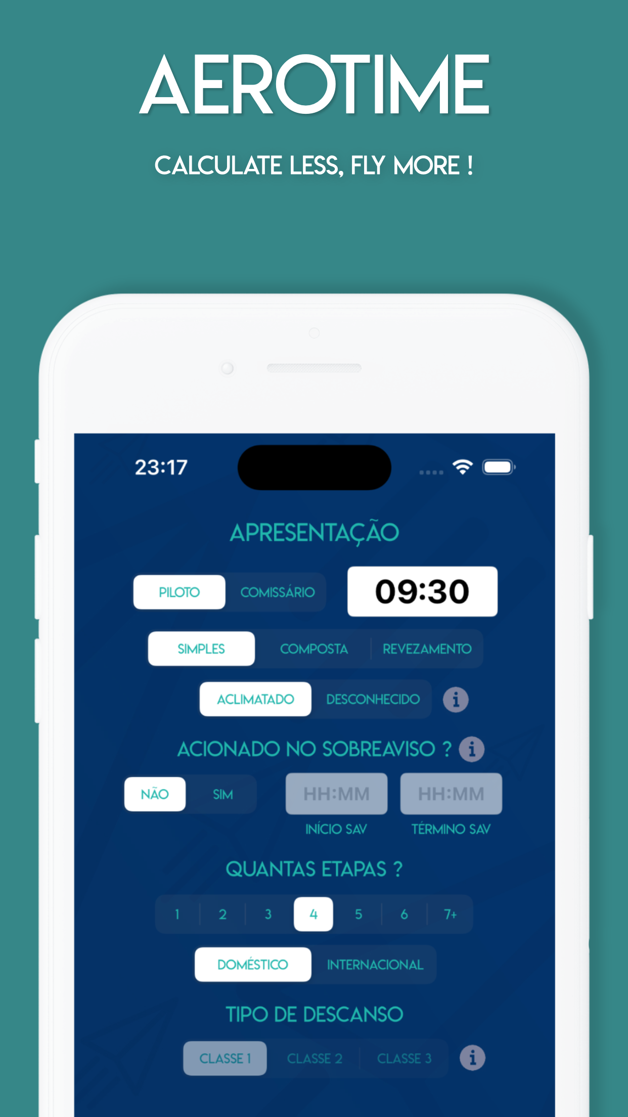 Captura de ecrã 1 da app AeroTime