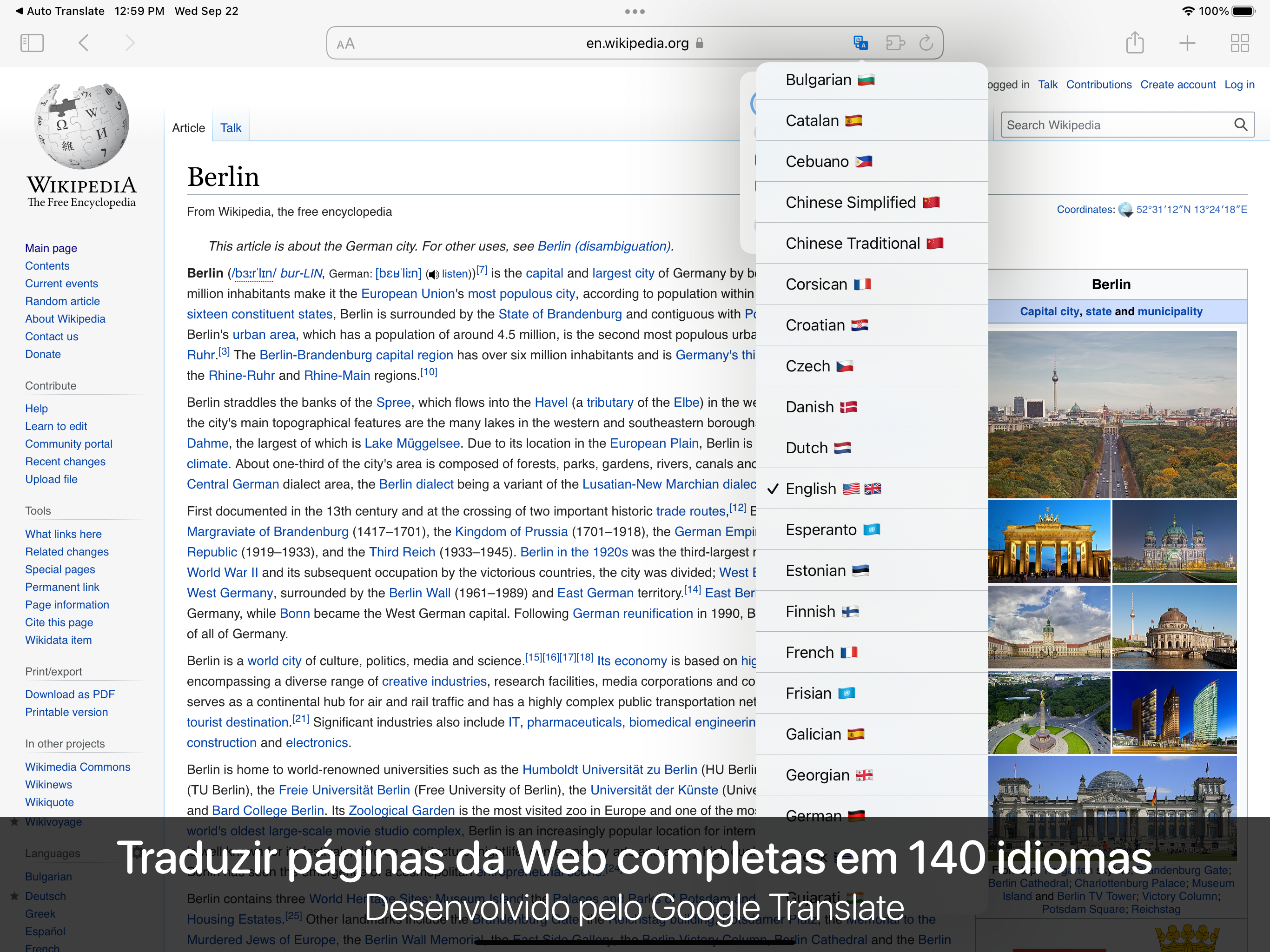 Captura de ecrã 4 da app Auto Translate for Safari