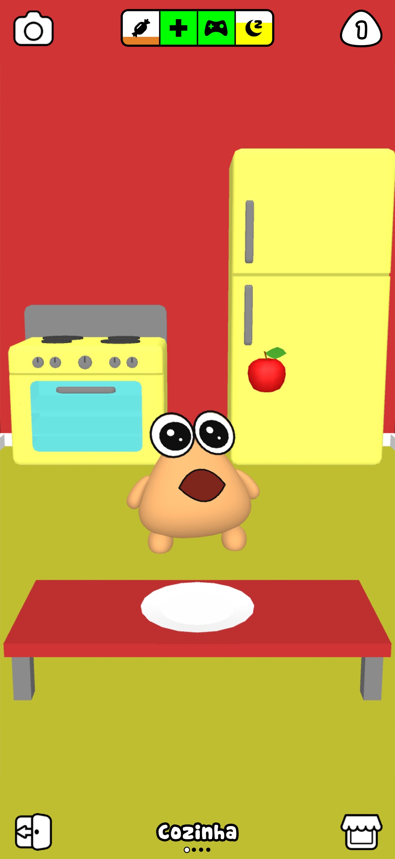 Captura de ecrã 1 da app Pou 3D