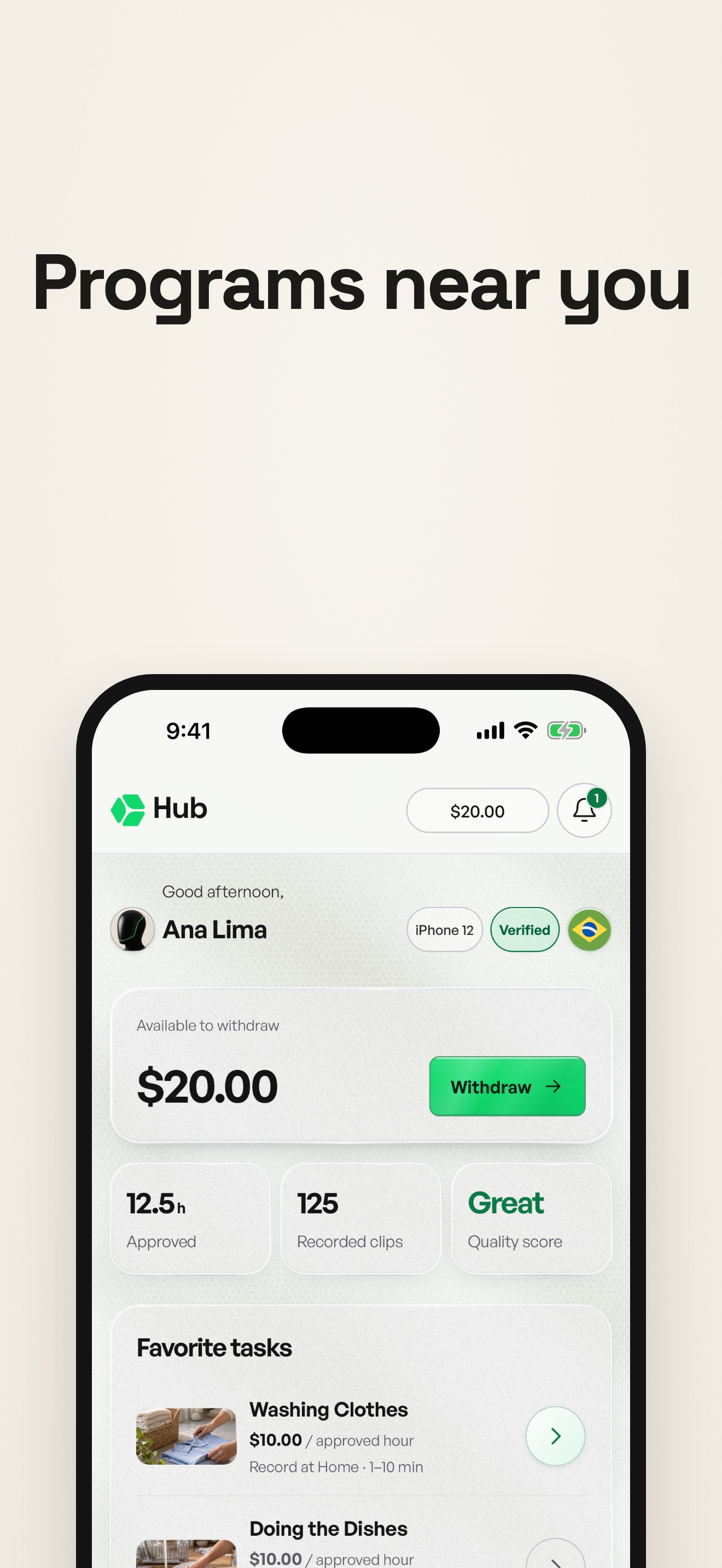 Captura de ecrã 1 da app Hub Capture