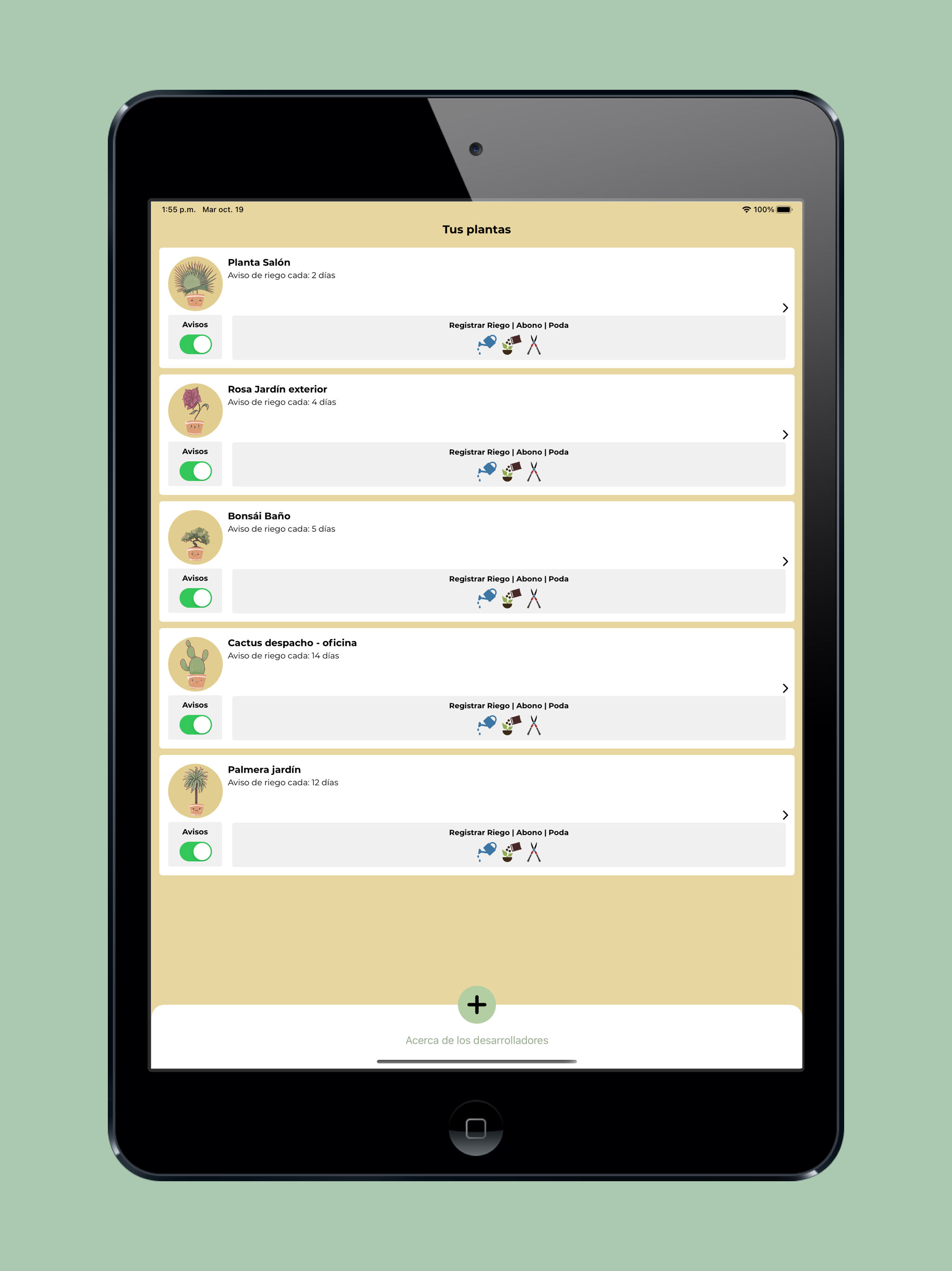 Captura de ecrã 4 da app Healthy plants