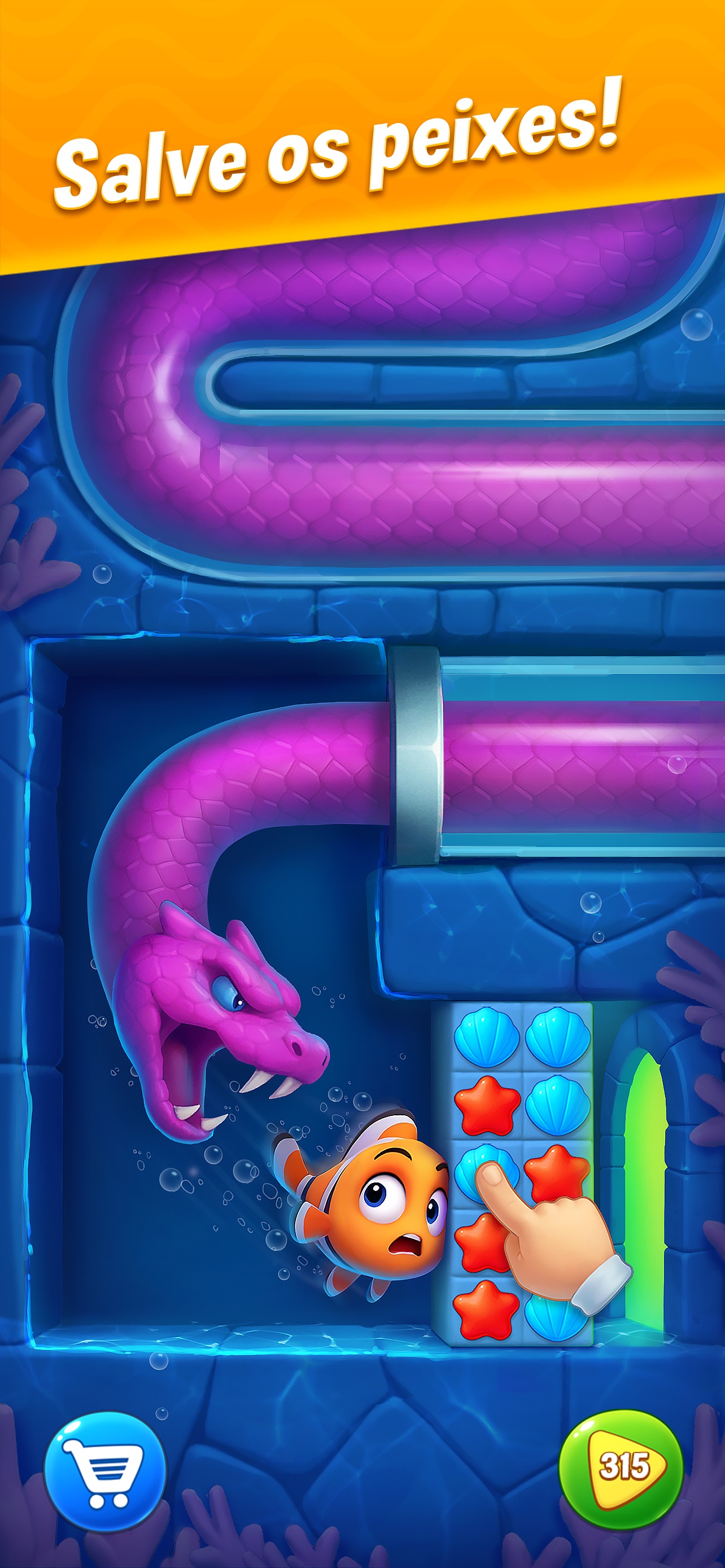Captura de ecrã 1 da app Fishdom