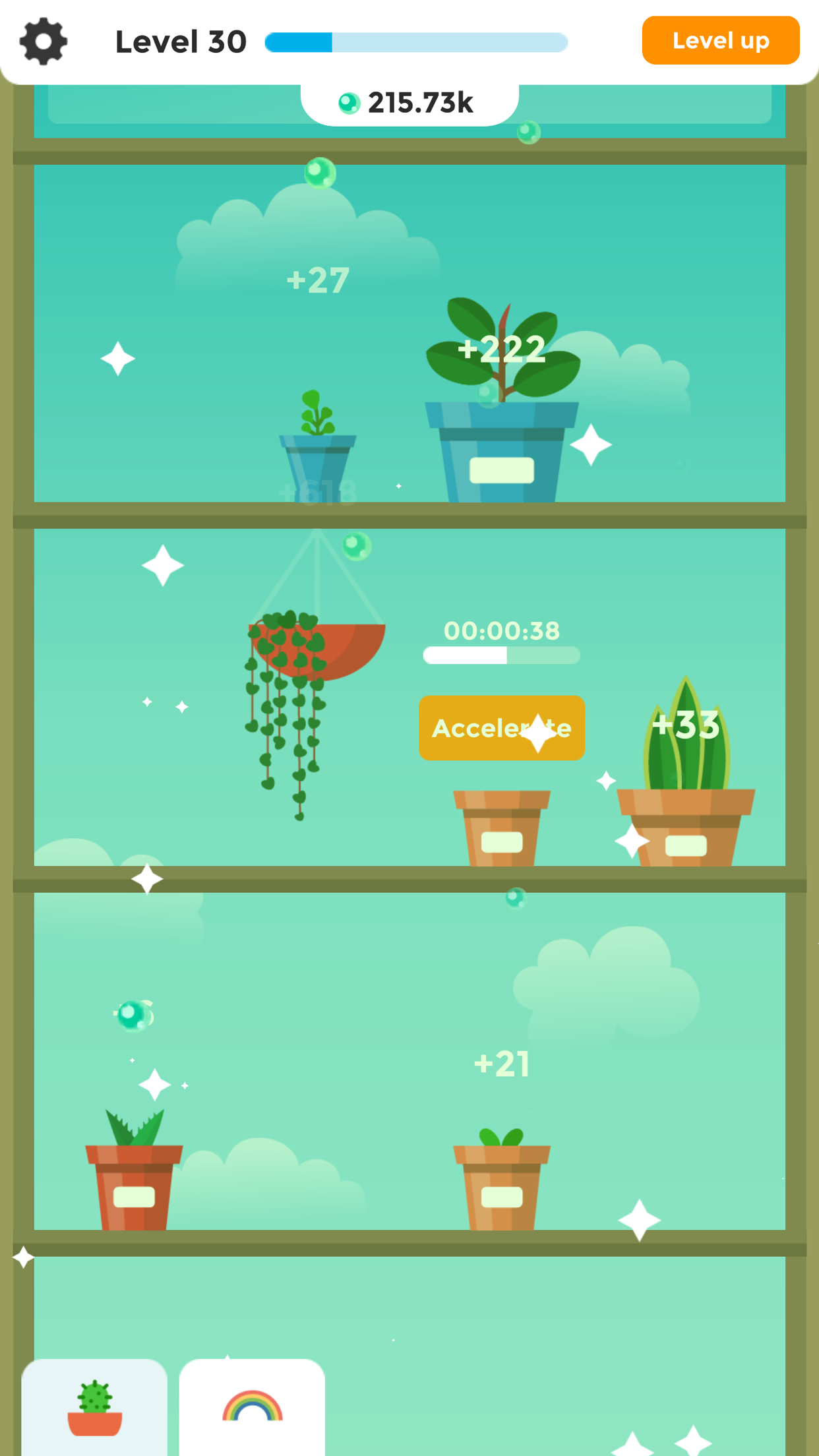 Captura de ecrã 3 da app Terrarium: Garden Idle