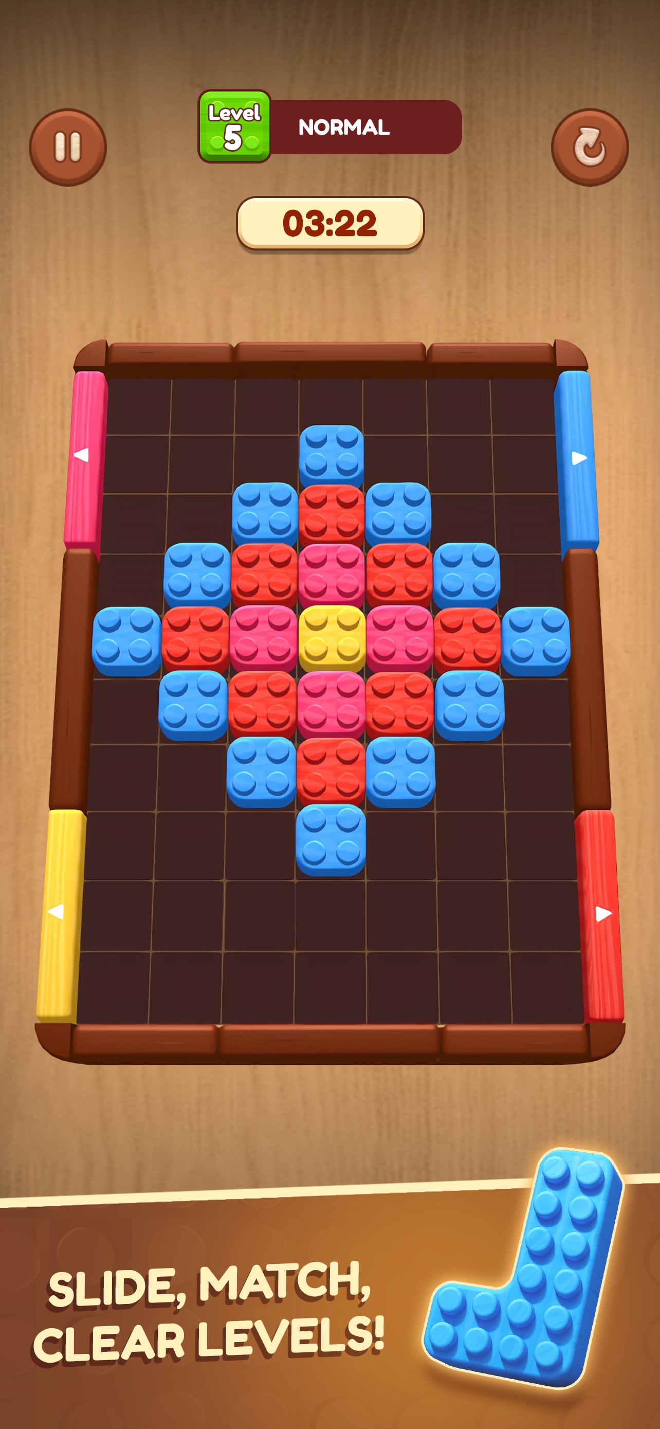 Captura de ecrã 4 da app Slide Color Block: 3D Puzzle
