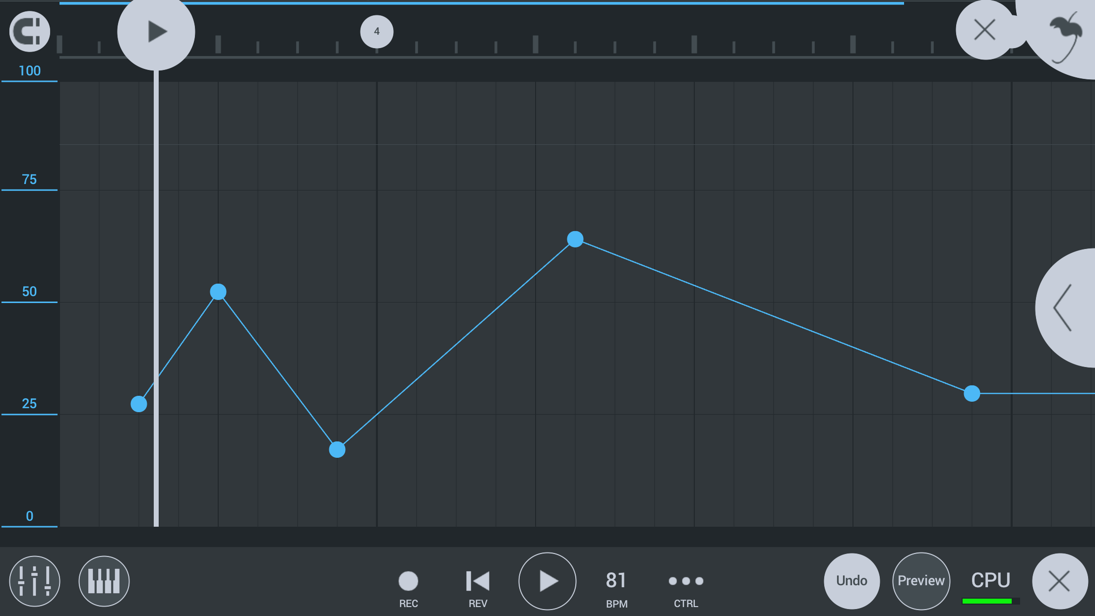 Captura de ecrã 4 da app FL Studio Mobile
