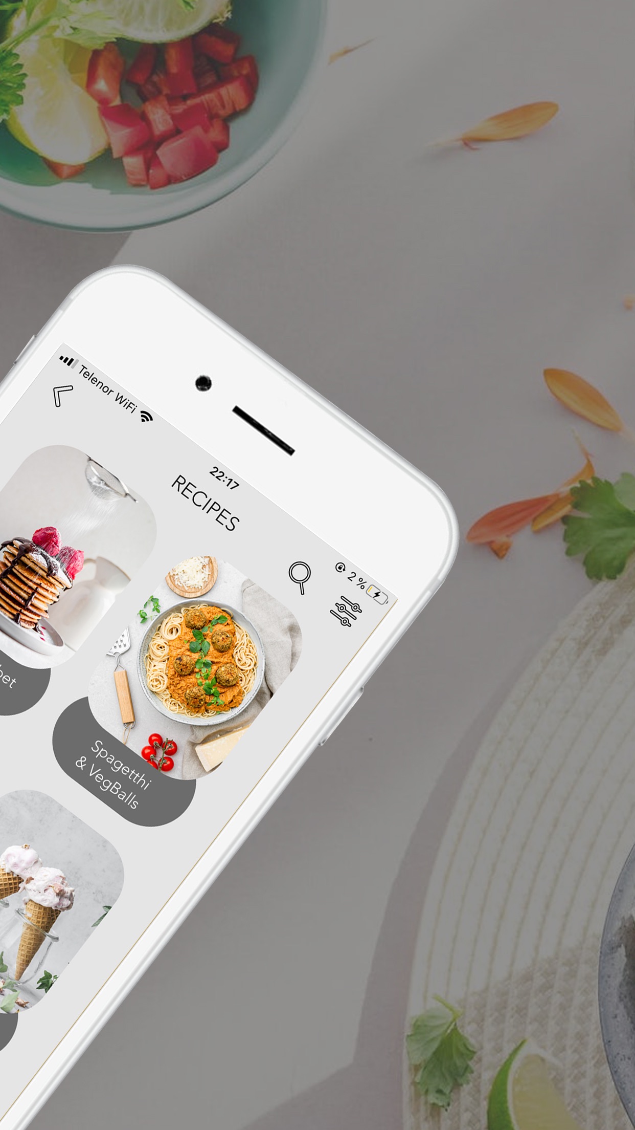 Captura de ecrã 2 da app EatMorePlants – Vegan Recipes