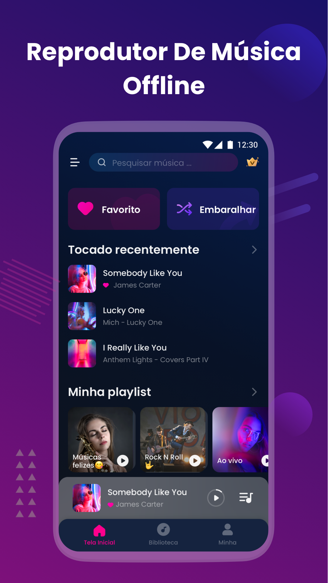 Captura de ecrã 4 da app Reprodutor De Música Offline