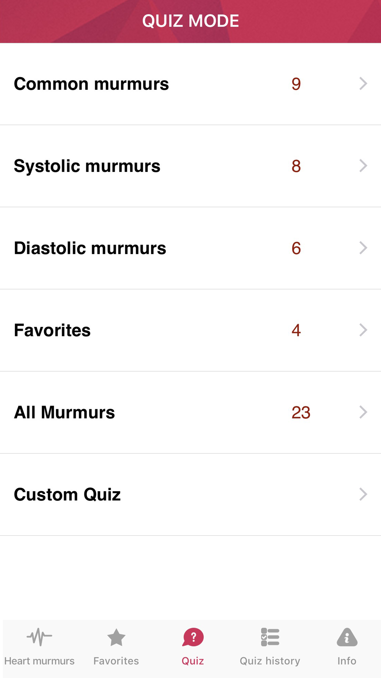 Captura de ecrã 3 da app Heart Murmurs Pro