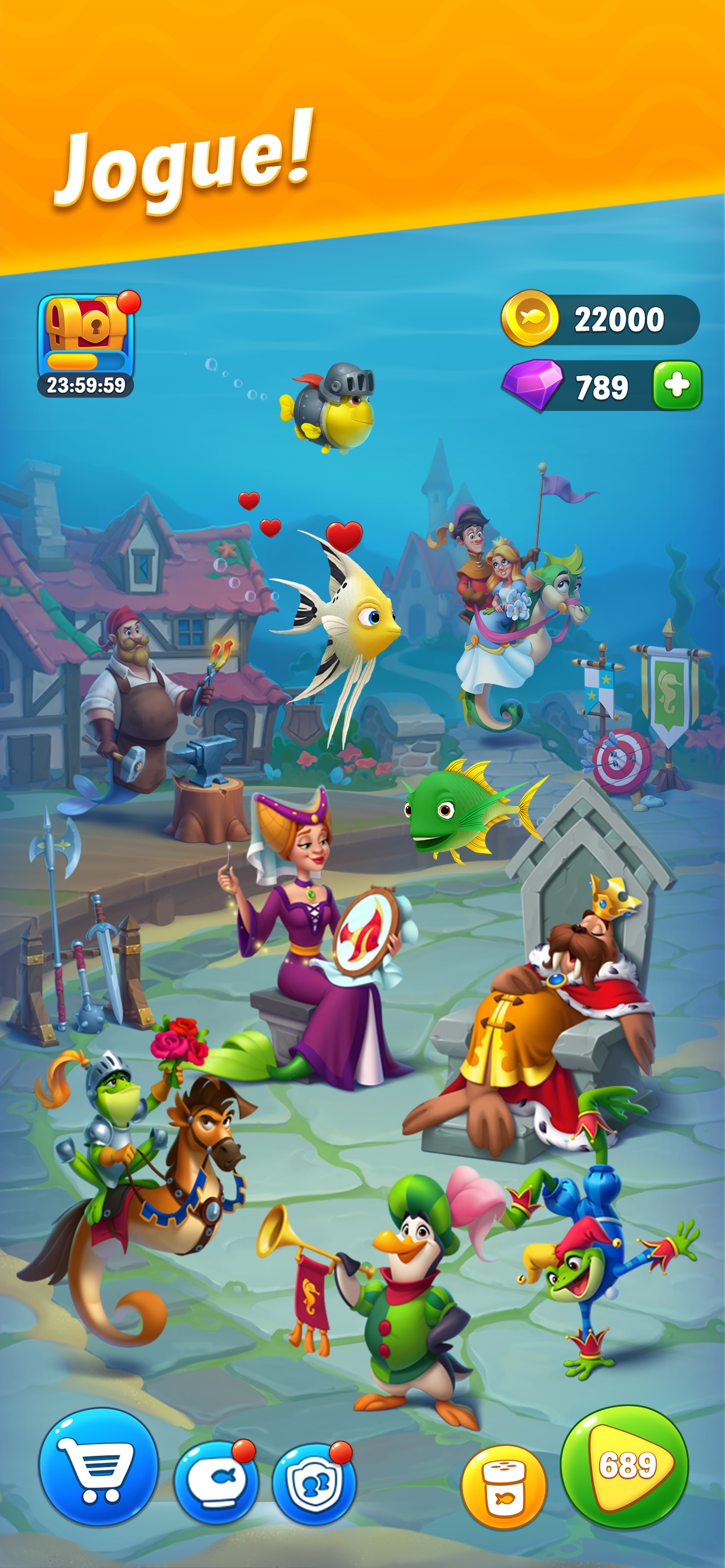 Captura de ecrã 3 da app Fishdom