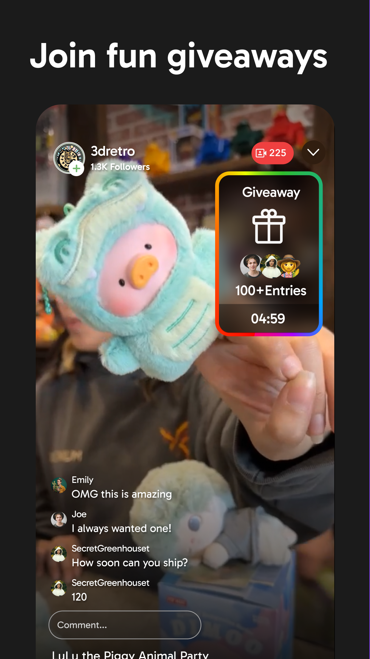 Captura de ecrã 3 da app Palmstreet: Buy & Sell LIVE