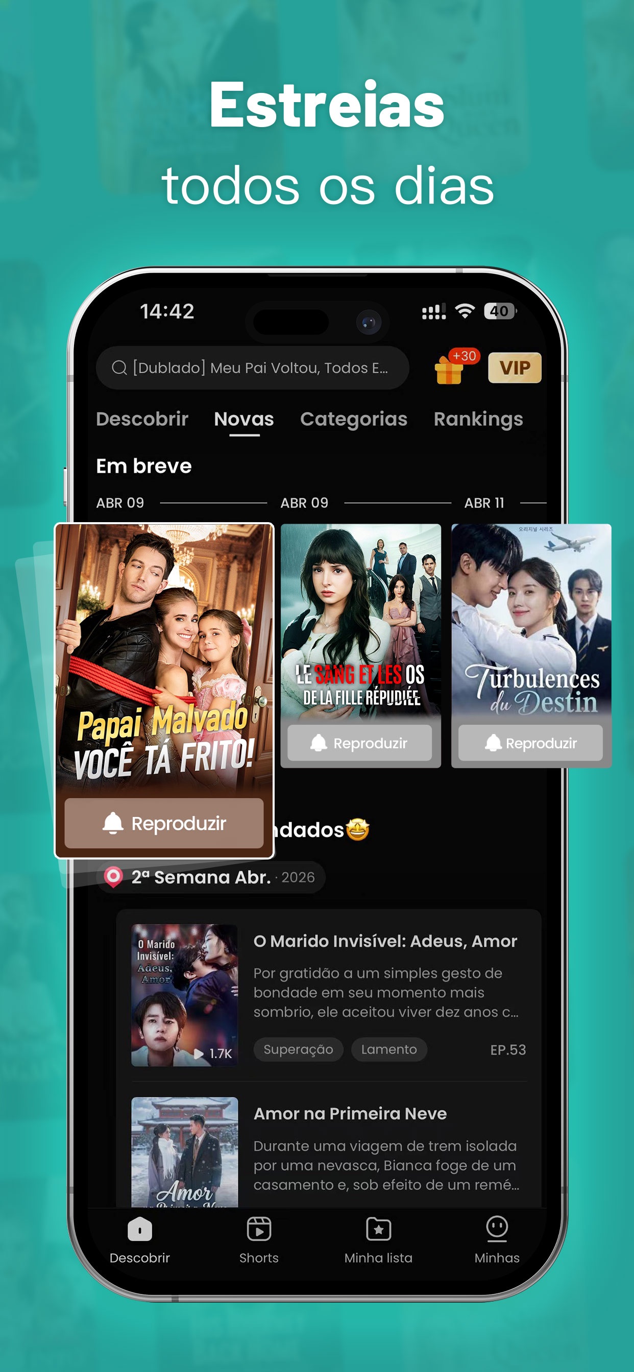 Captura de ecrã 3 da app GoodShort - Dramas Curtos Hub