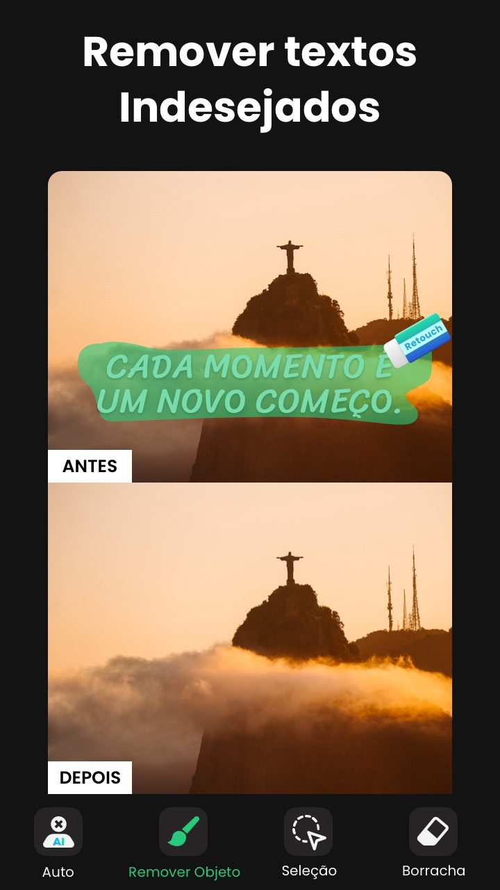 Captura de ecrã 4 da app Remover Objetos de Fotos