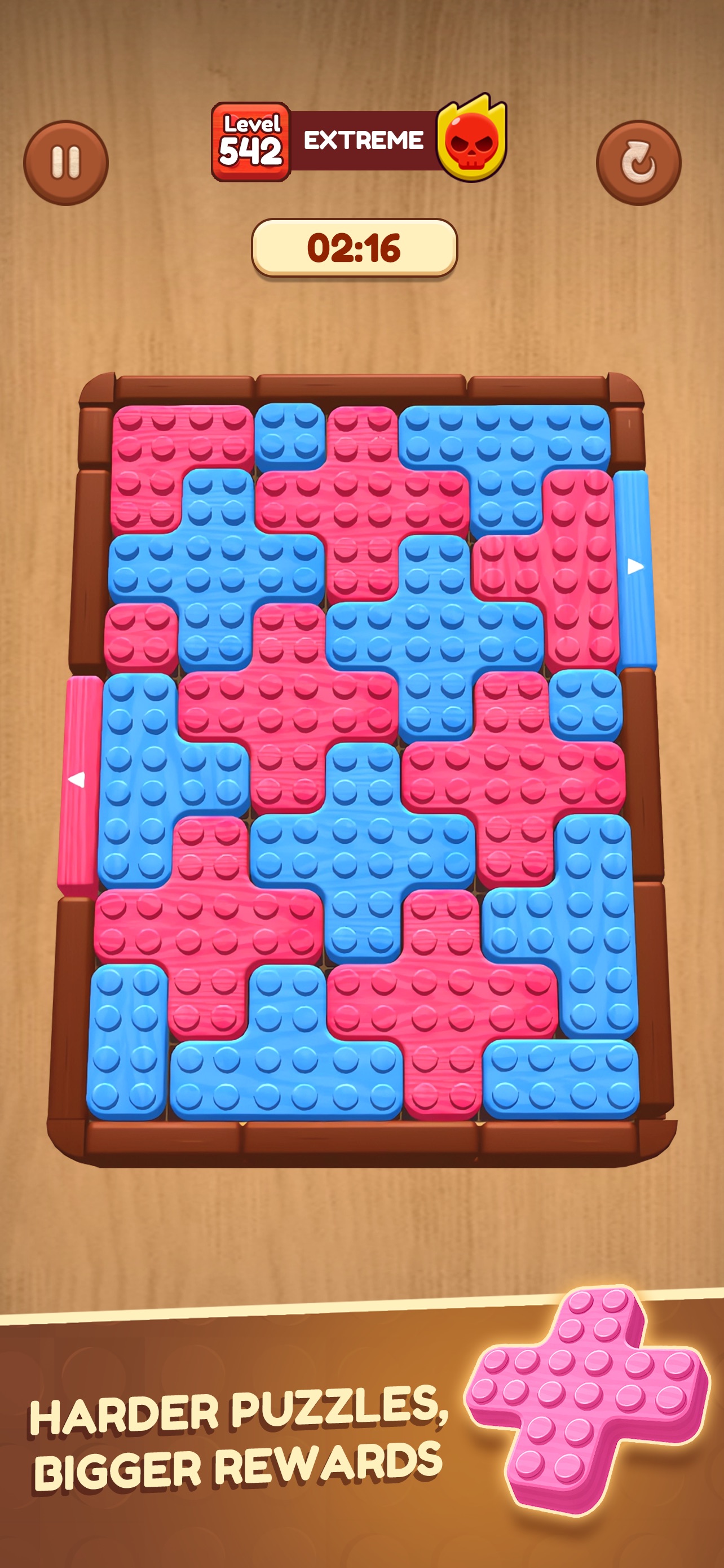 Captura de ecrã 2 da app Slide Color Block: 3D Puzzle