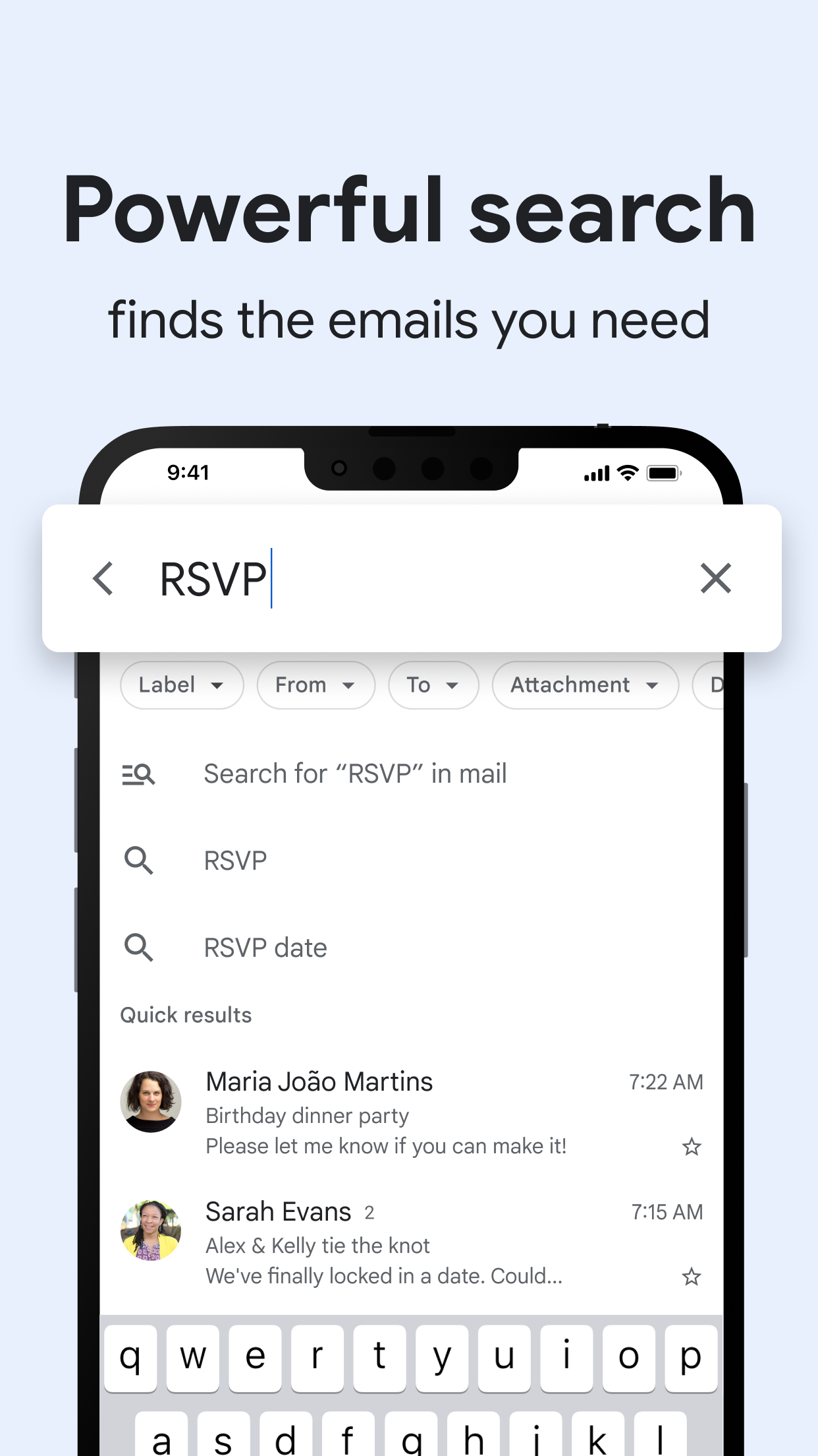 Captura de ecrã 4 da app Gmail – O email da Google