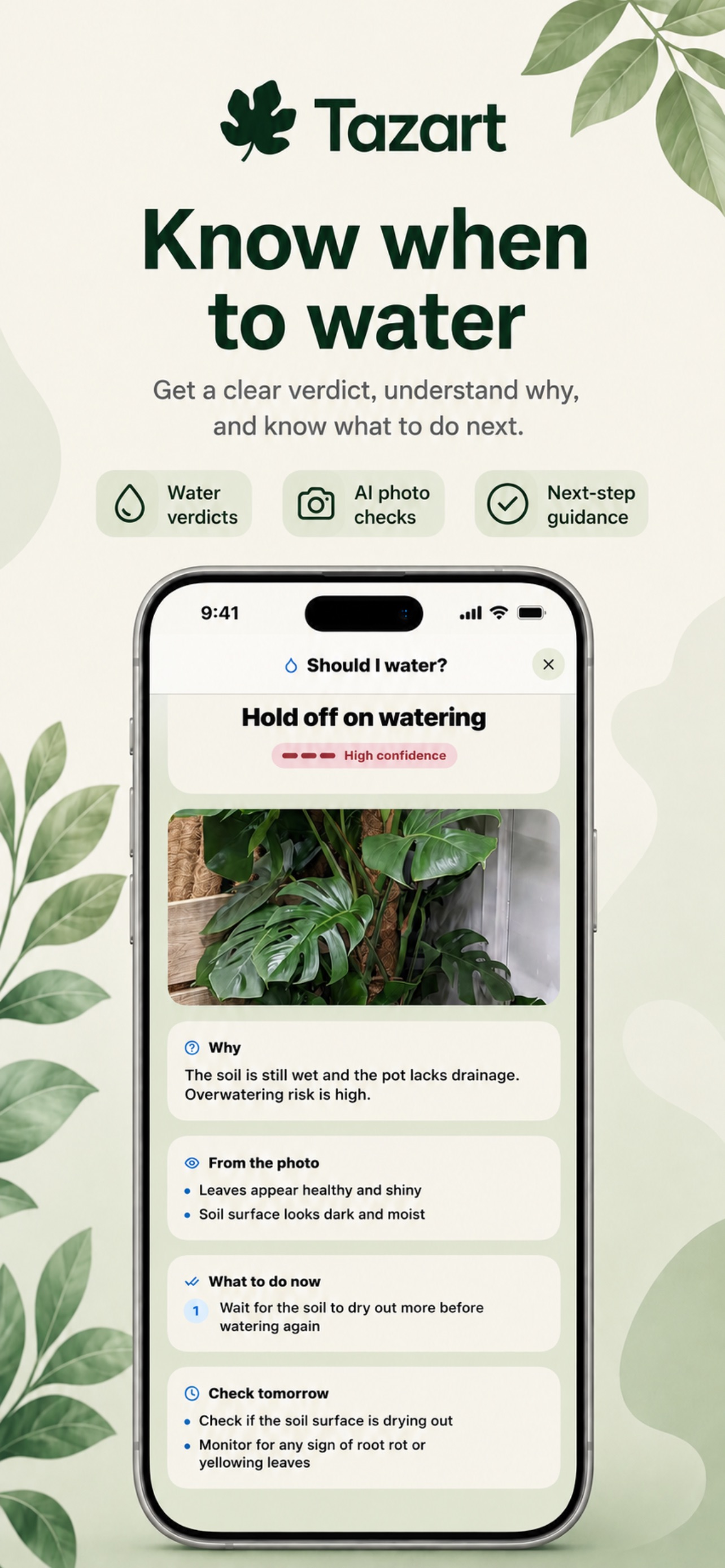 Captura de ecrã 4 da app Tazart Plant Care & Identifier