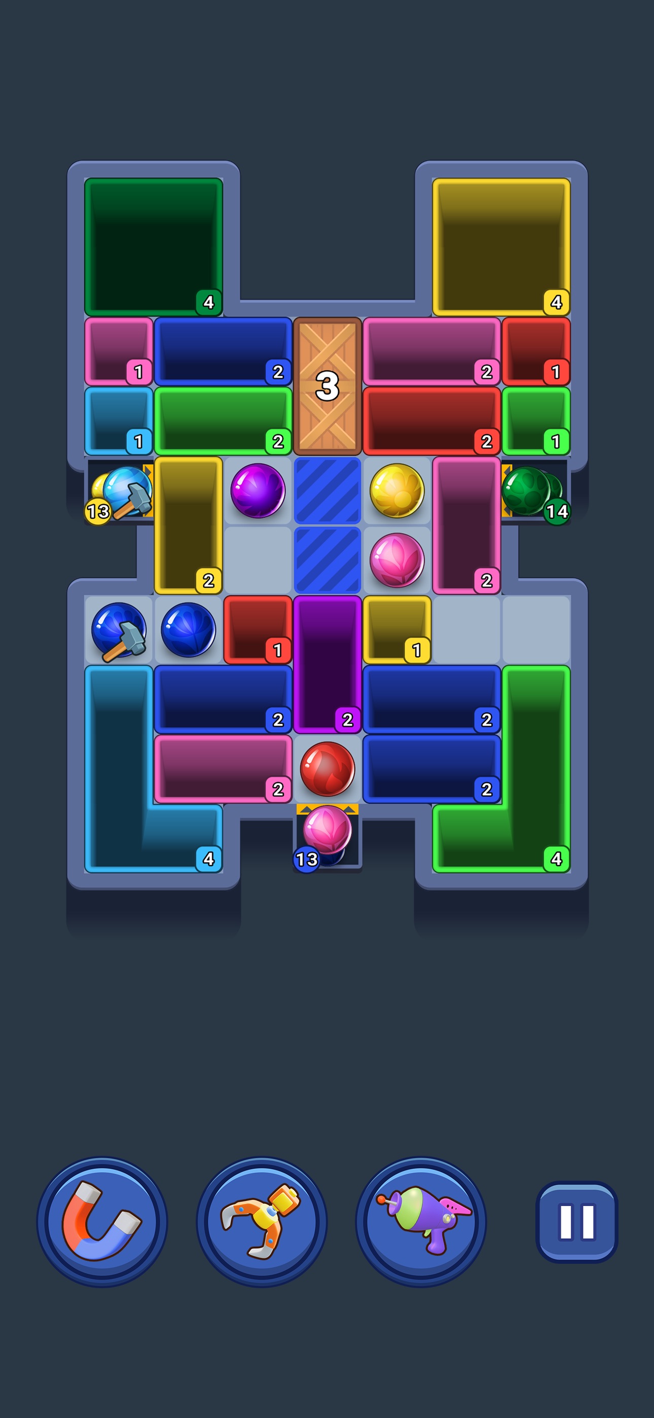 Captura de ecrã 1 da app Drop Escape : Block Puzzle