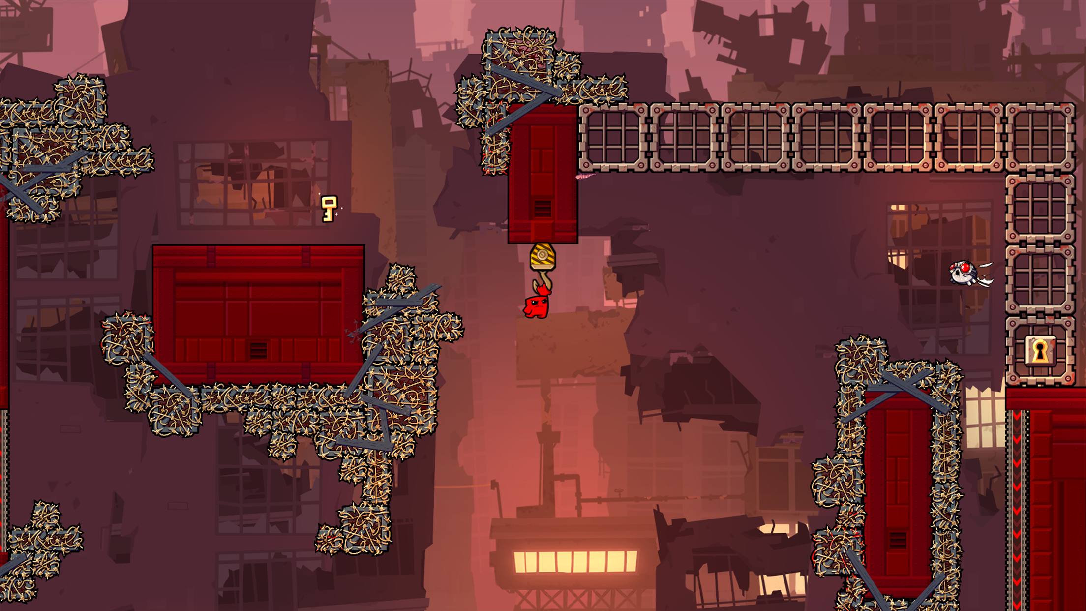 Captura de ecrã 3 da app Super Meat Boy Forever