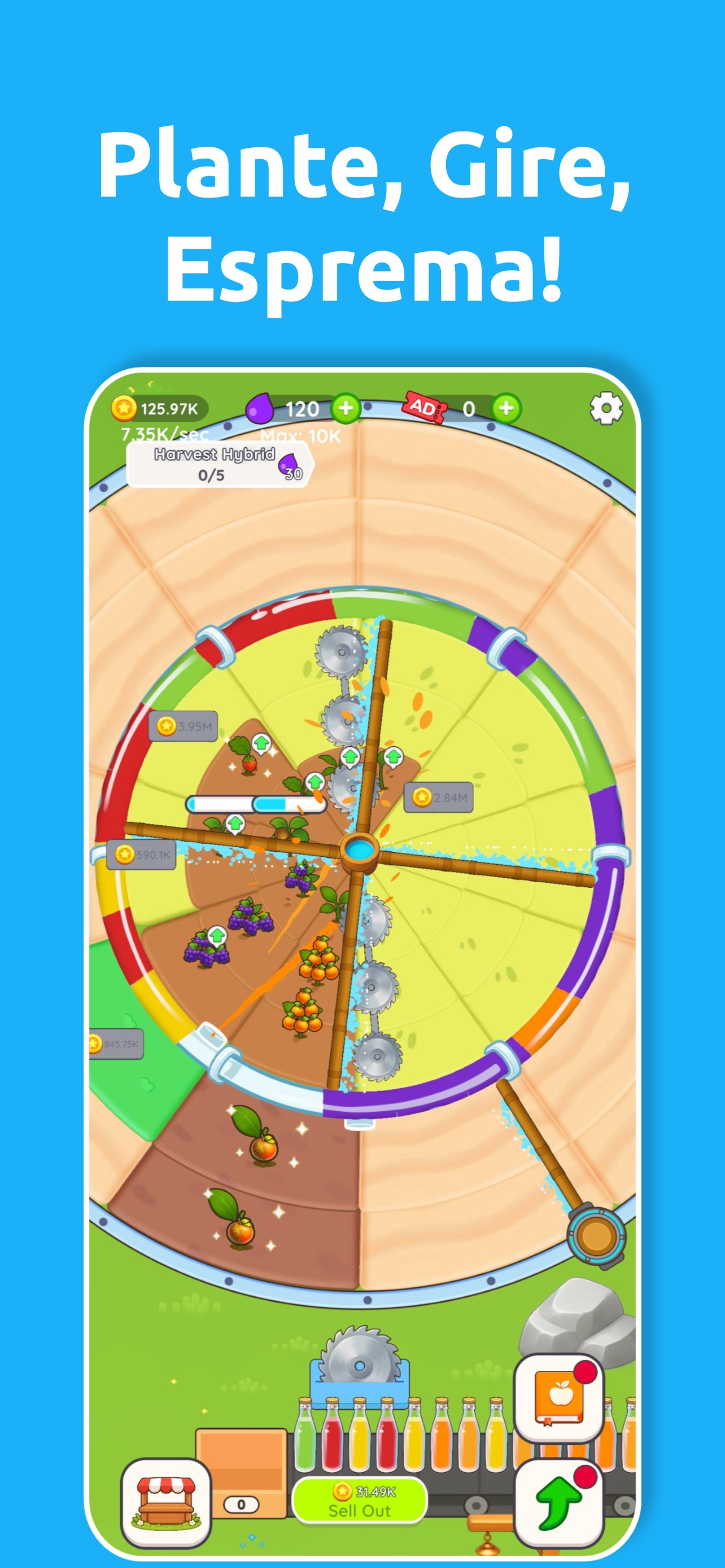 Captura de ecrã 4 da app Fruit Juice Farm