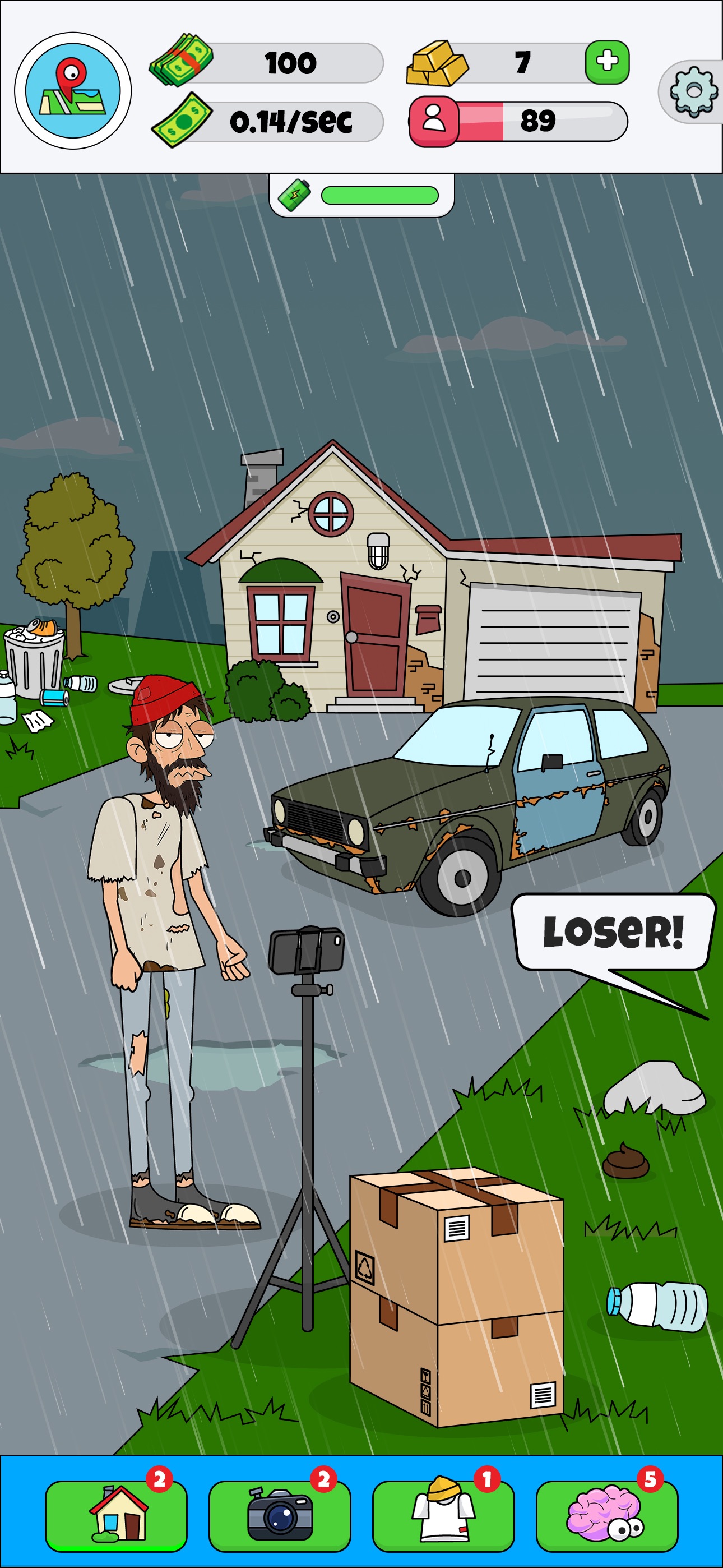 Captura de ecrã 1 da app Lamar - Vlogger Ocioso