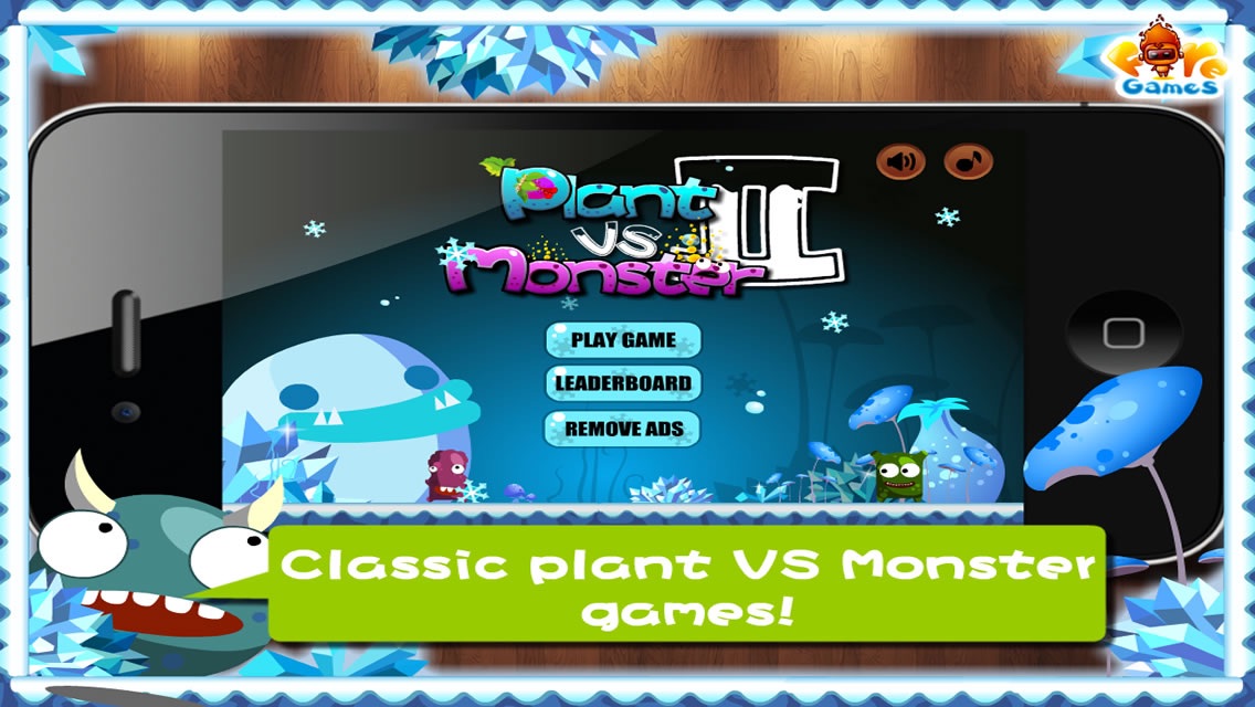 Captura de ecrã 1 da app Plant vs Monster2