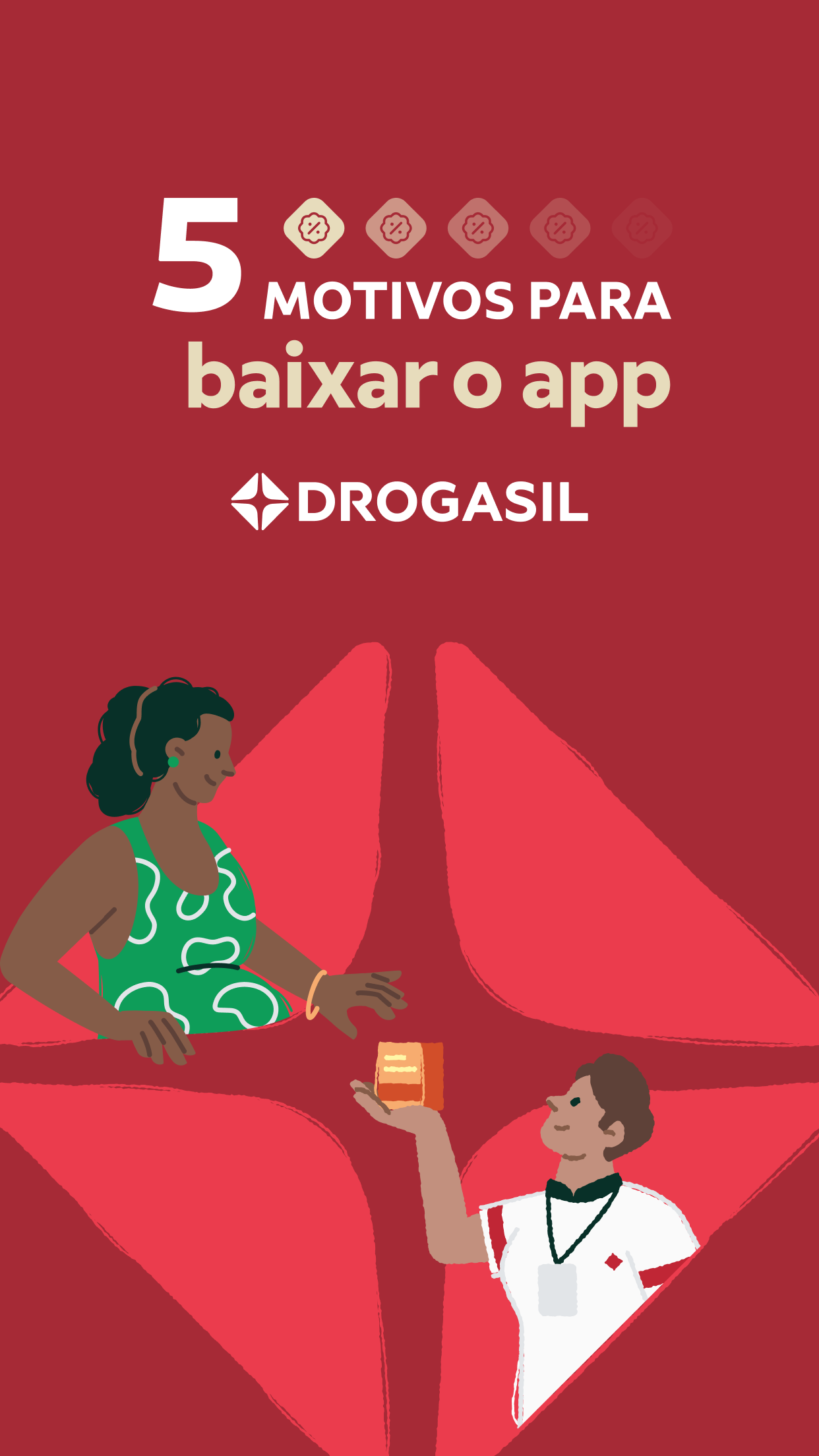 Captura de ecrã 1 da app Drogasil: Drogaria Online 24h